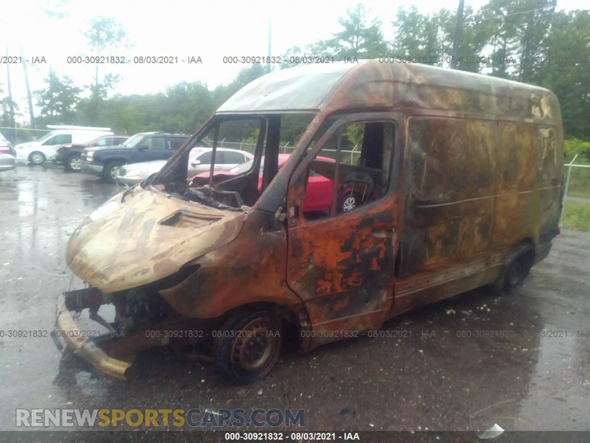 2 fotografías del automóvil dañado WD4PF0CD3KP042528 MERCEDES-BENZ SPRINTER VAN 2019