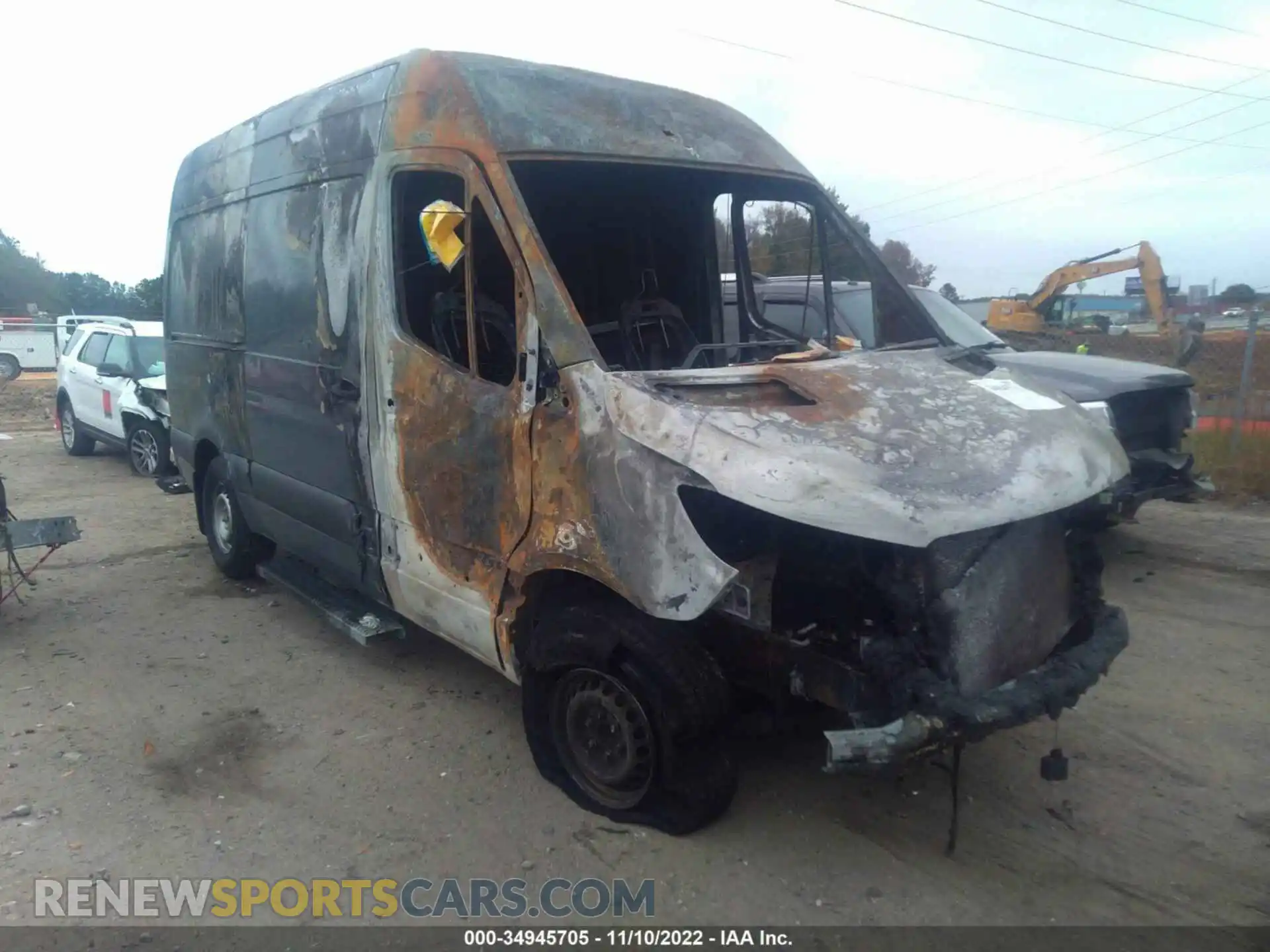 1 Photograph of a damaged car WD4PF0CD4KP058298 MERCEDES-BENZ SPRINTER VAN 2019