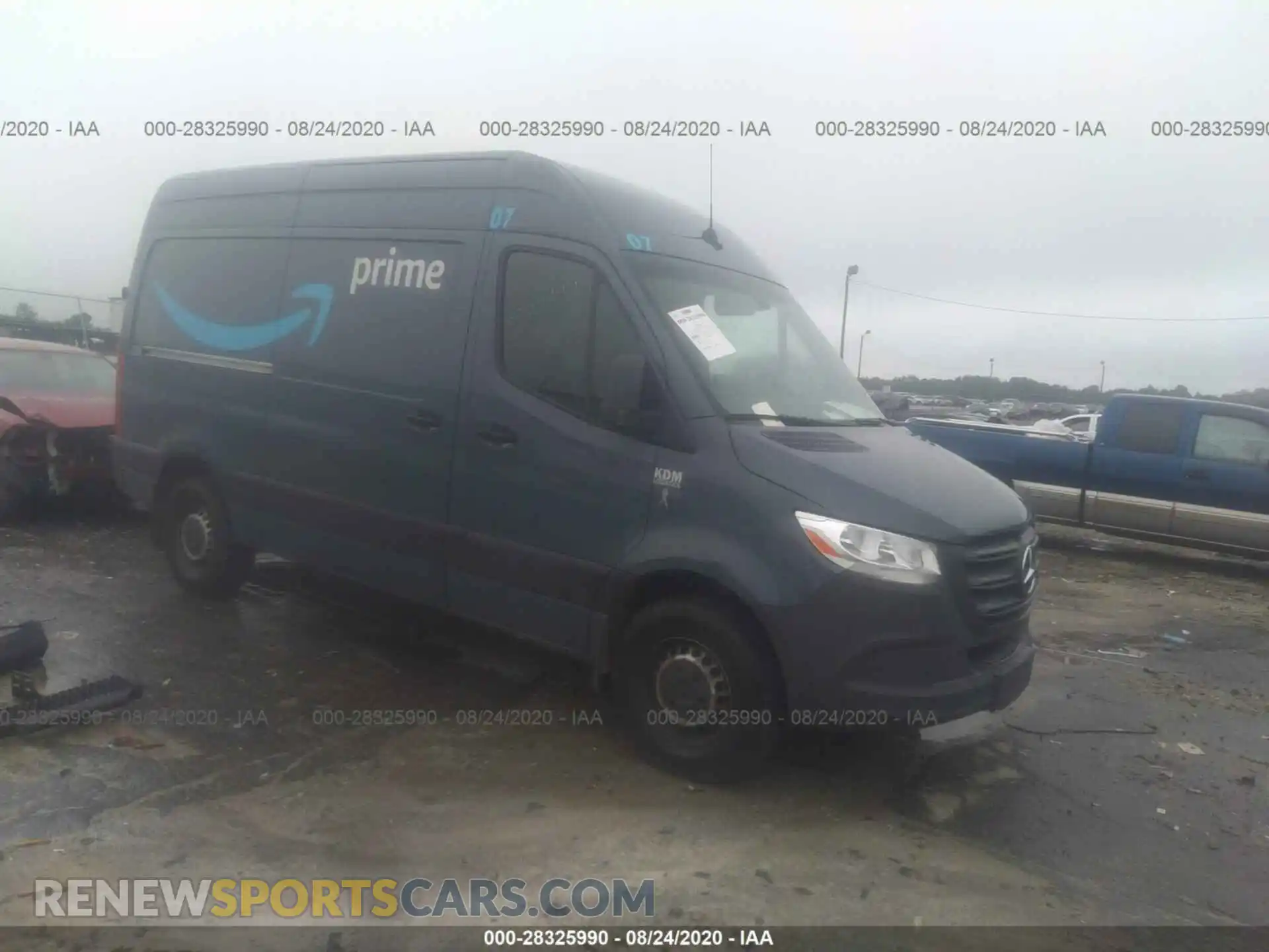 1 Photograph of a damaged car WD4PF0CD8KP032013 MERCEDES-BENZ SPRINTER VAN 2019