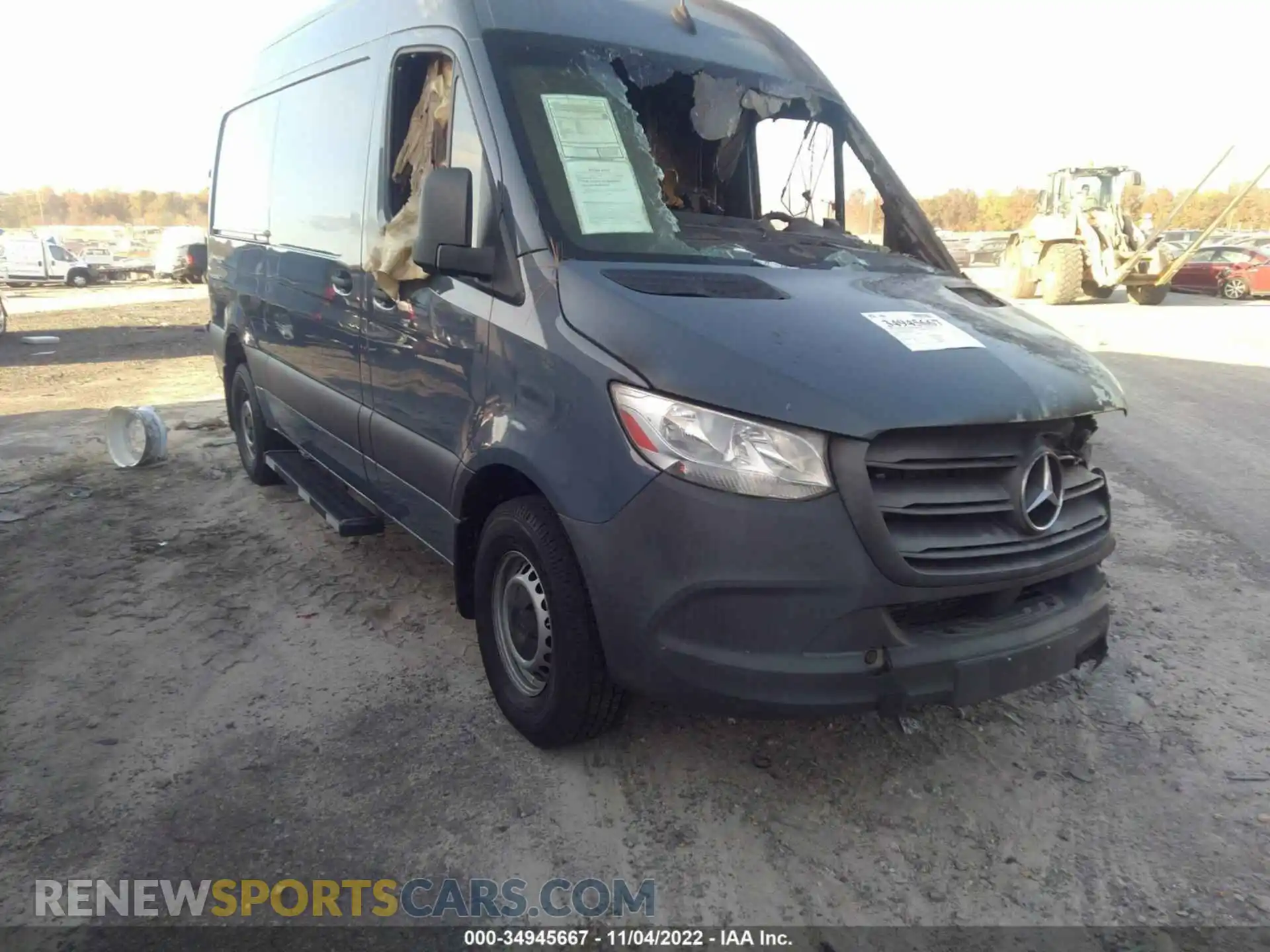 1 Photograph of a damaged car WD4PF0CD8KT004025 MERCEDES-BENZ SPRINTER VAN 2019