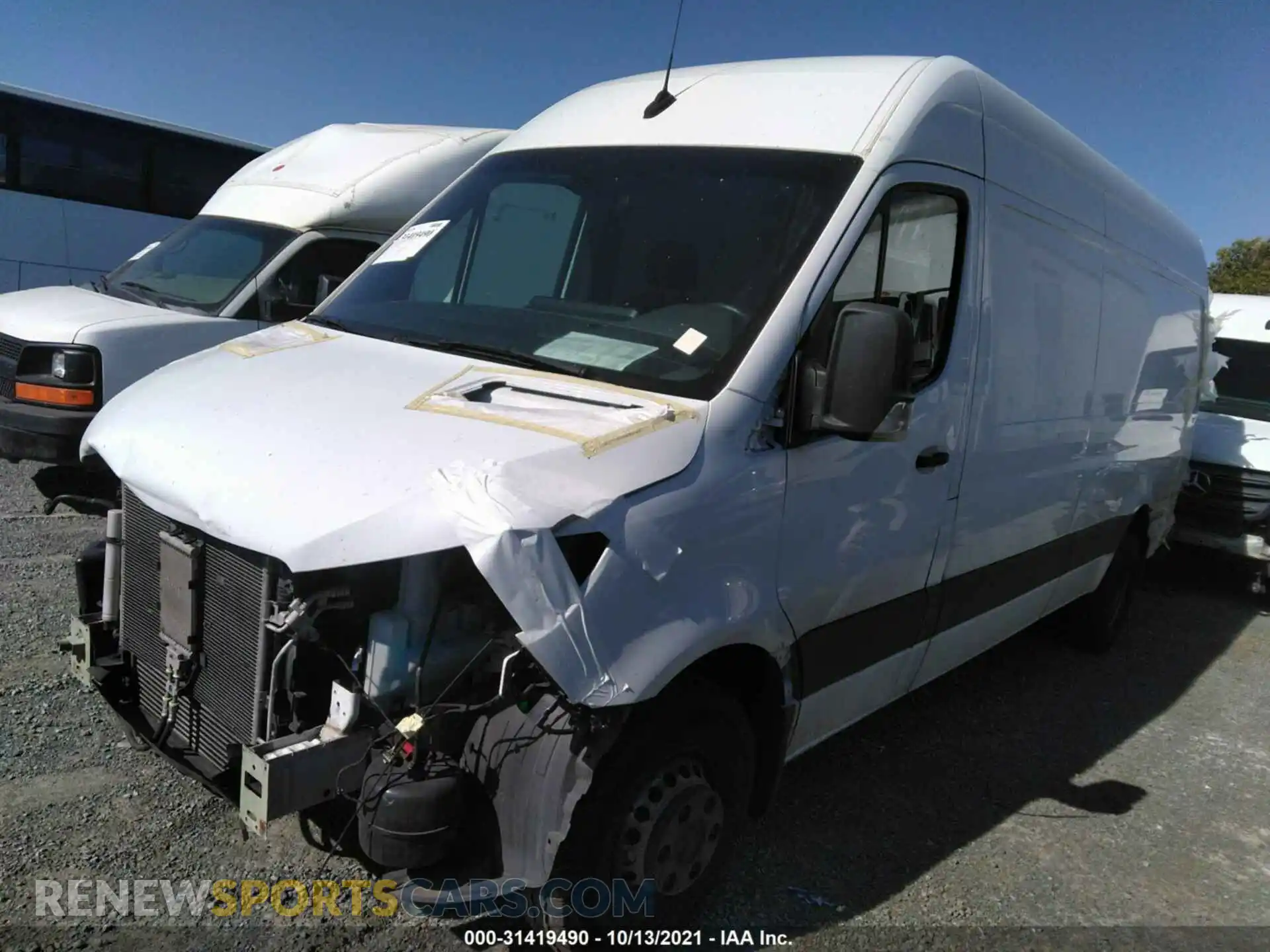 2 Photograph of a damaged car WD4PF4CD0KT000641 MERCEDES-BENZ SPRINTER VAN 2019