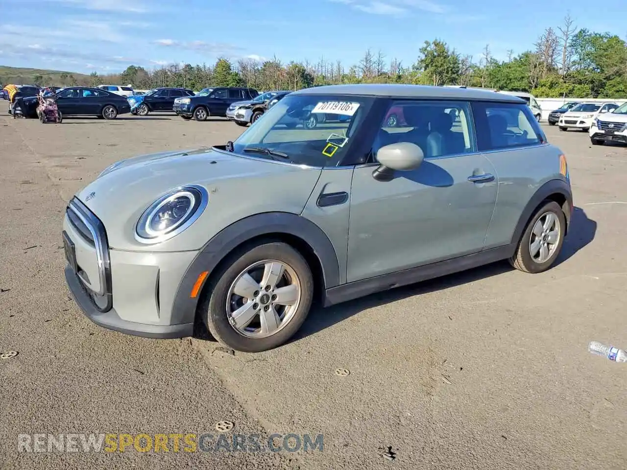 1 fotografías del automóvil dañado WMW33DH04N2S18645 MINI COOPER 2022