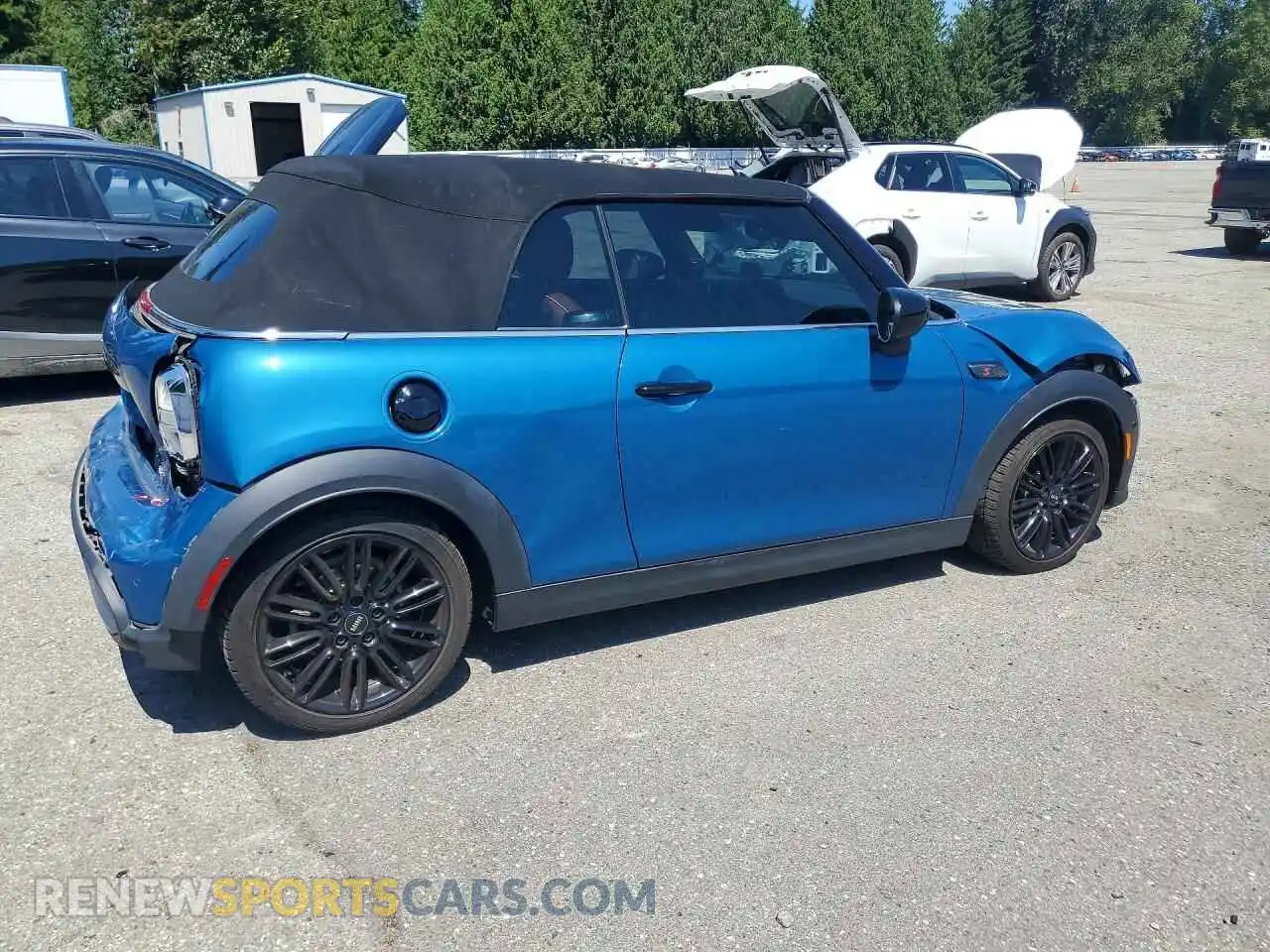 3 Photograph of a damaged car WMW43DL03N3N35516 MINI COOPER 2022