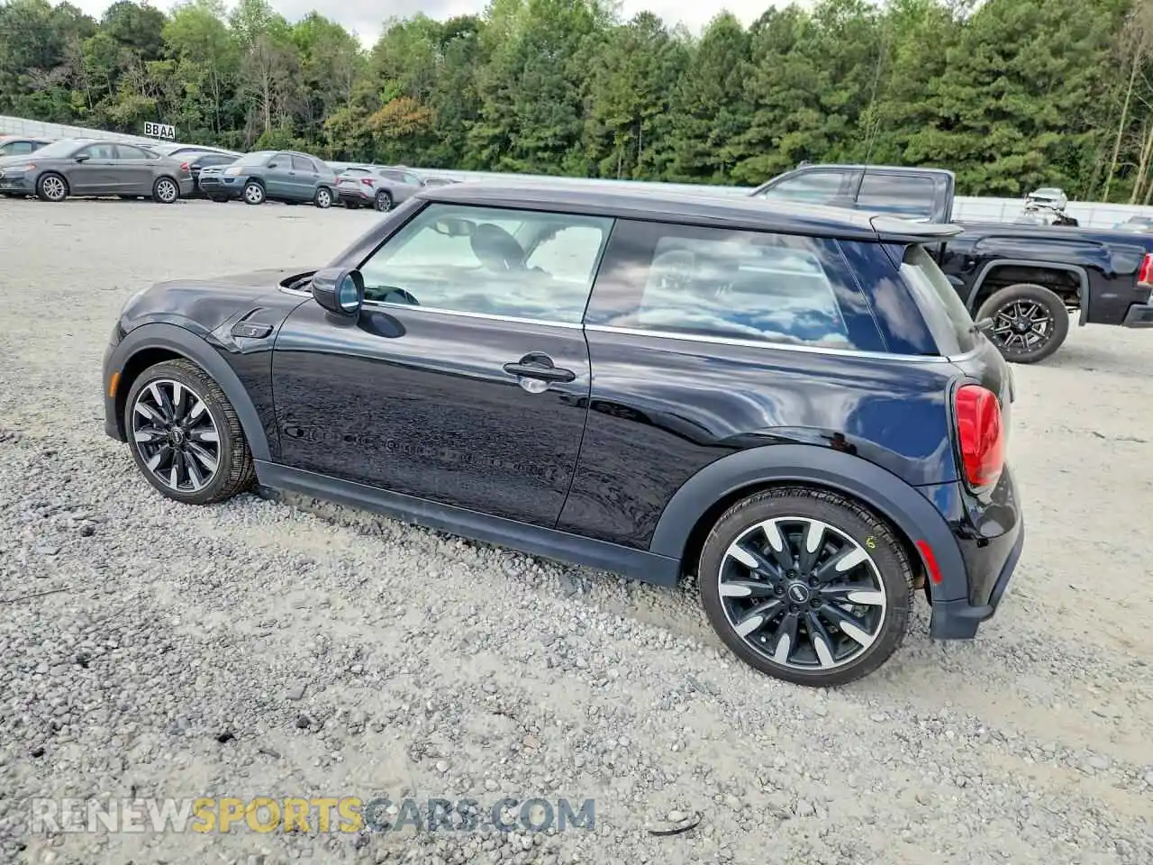 2 Photograph of a damaged car WMW53DH04N2R32123 MINI COOPER 2022