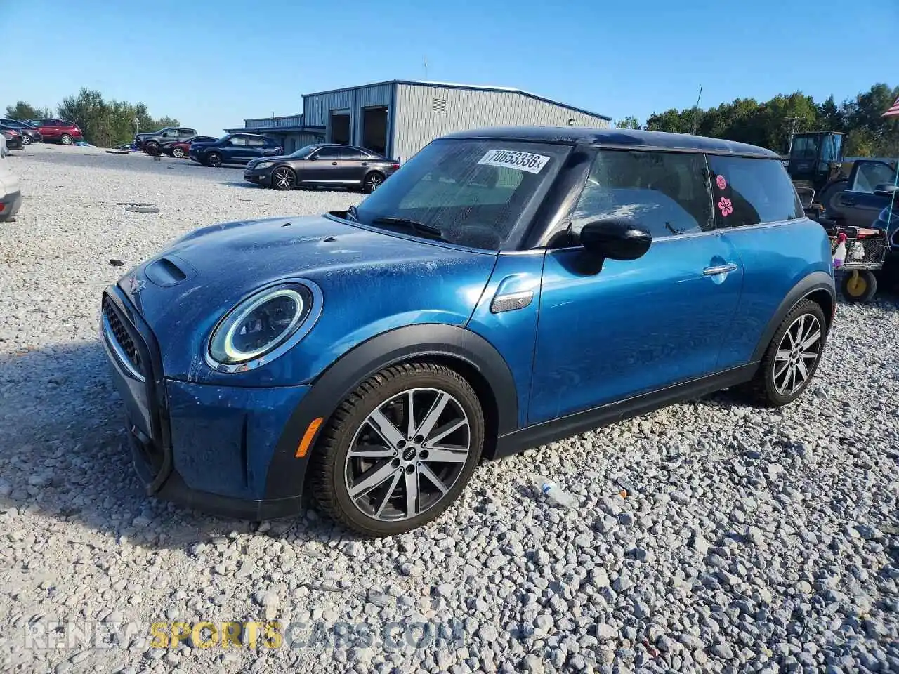 1 Photograph of a damaged car WMW53DH05N2R36374 MINI COOPER 2022