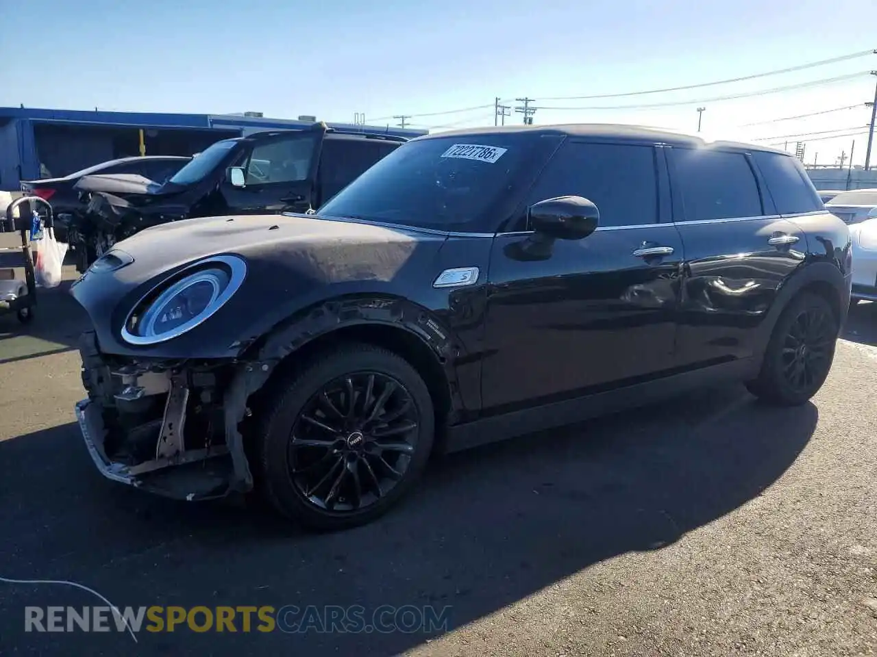 1 Photograph of a damaged car WMWLV7C00N2P67374 MINI COOPER 2022