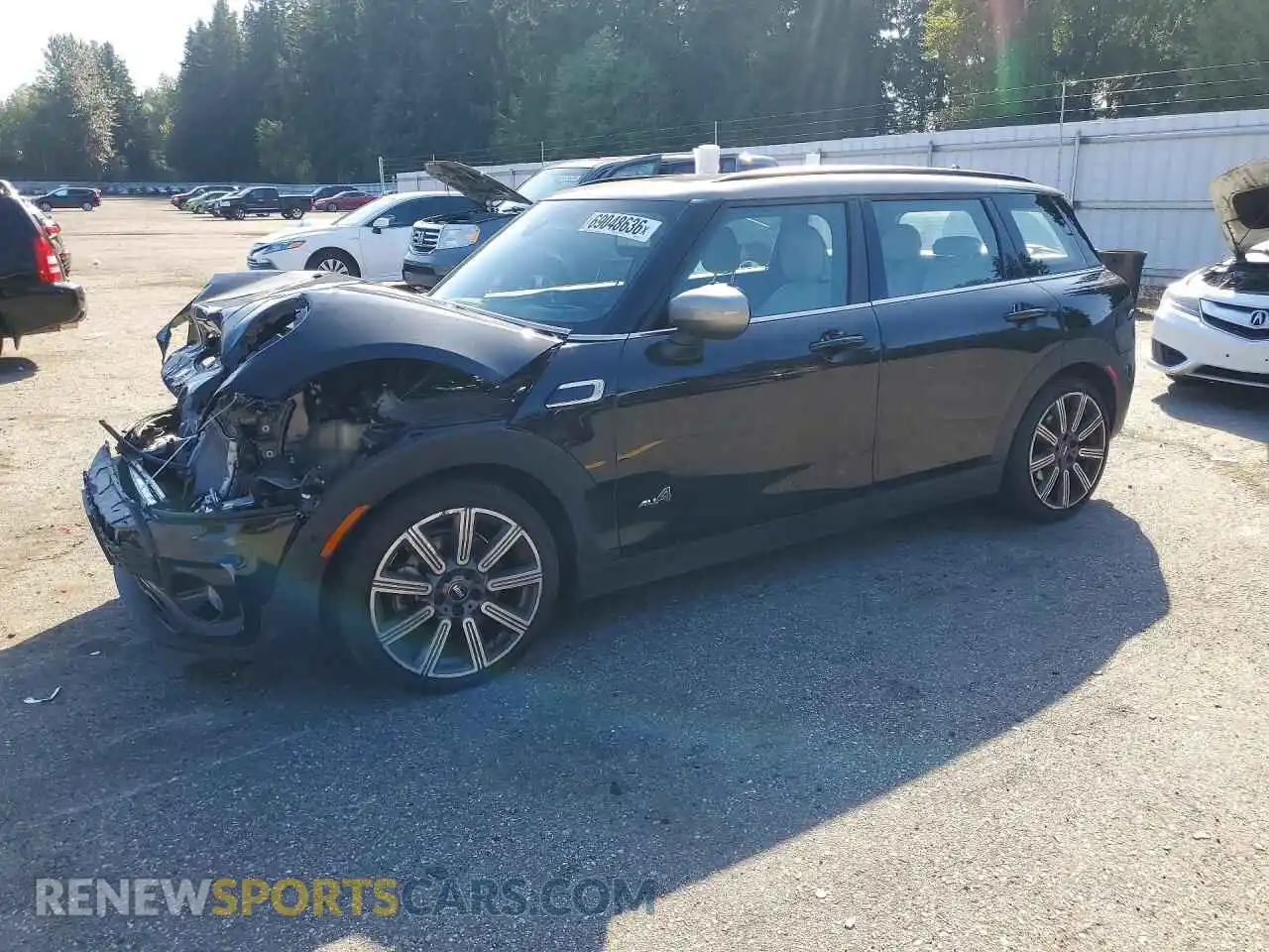1 Photograph of a damaged car WMWXJ1C02N2S01985 MINI COOPER 2022