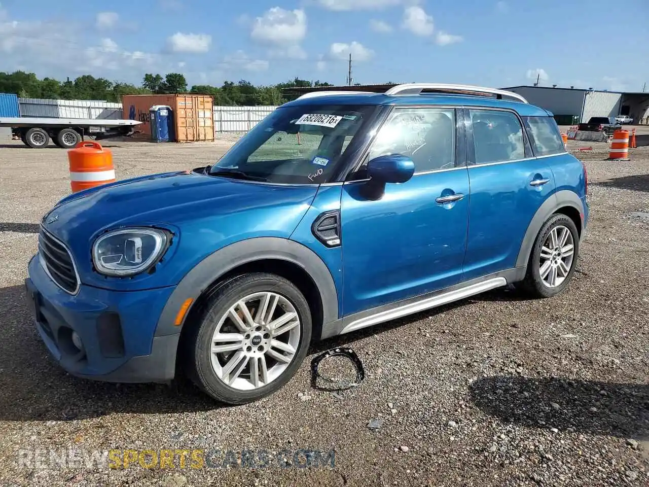 1 Photograph of a damaged car WMZ23BR04N3N72208 MINI COOPER 2022