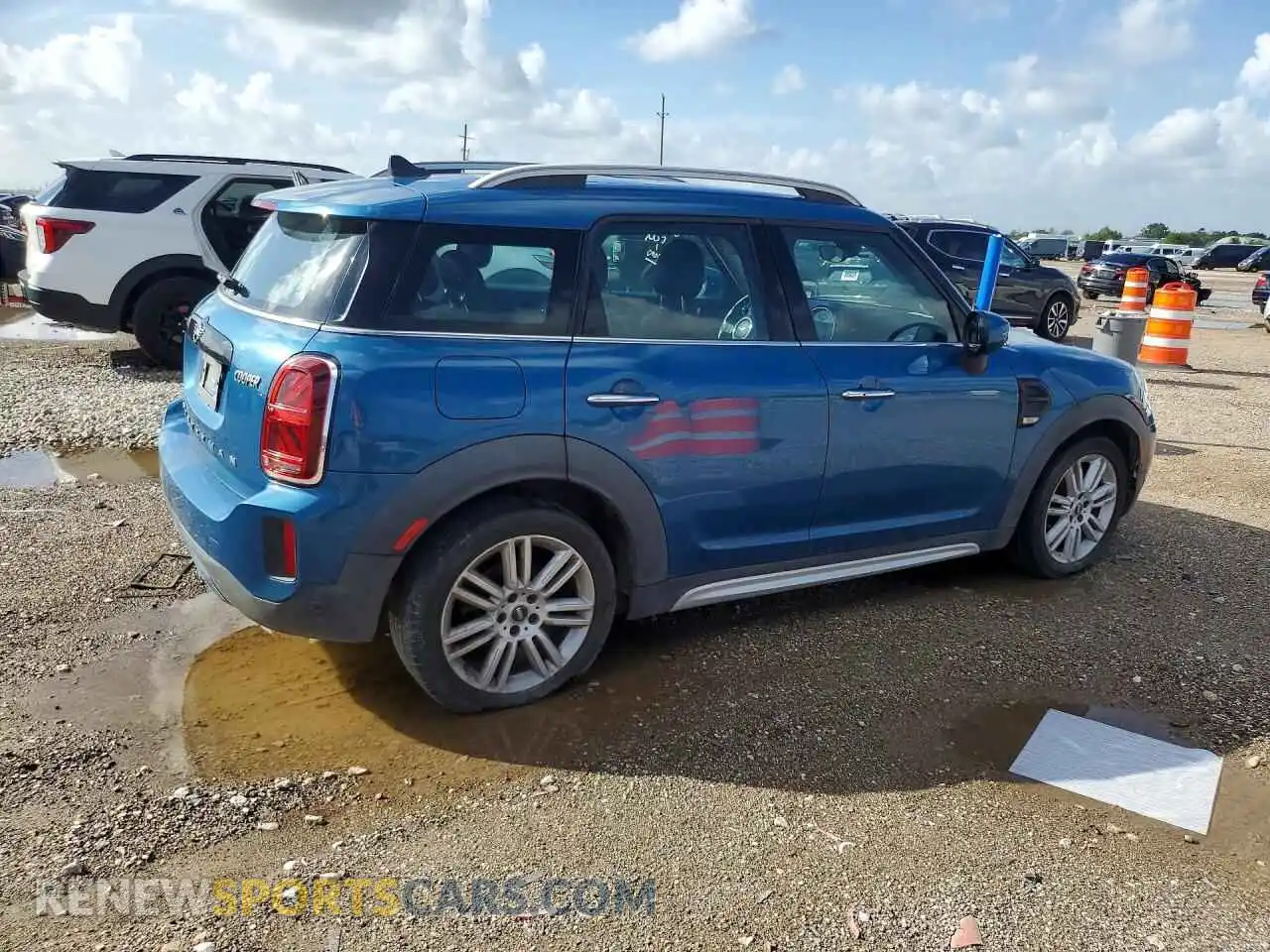3 Photograph of a damaged car WMZ23BR04N3N72208 MINI COOPER 2022