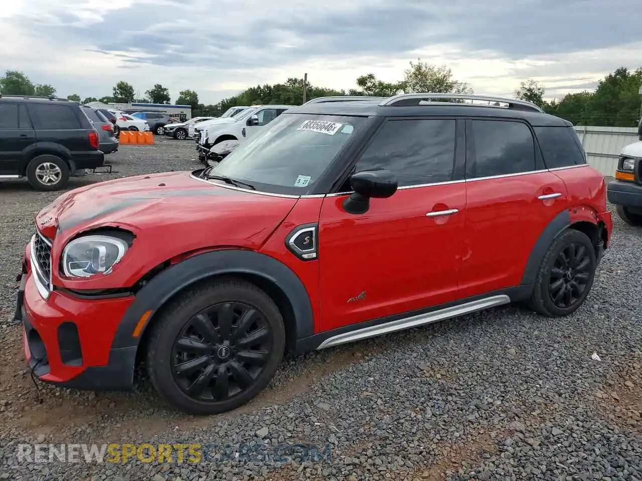 1 Photograph of a damaged car WMZ83BR08N3P26560 MINI COOPER 2022
