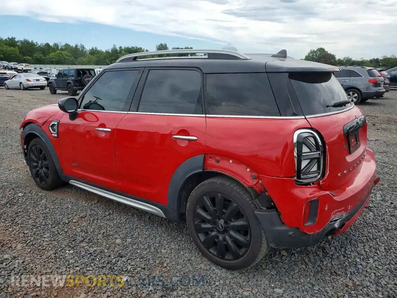 2 Photograph of a damaged car WMZ83BR08N3P26560 MINI COOPER 2022