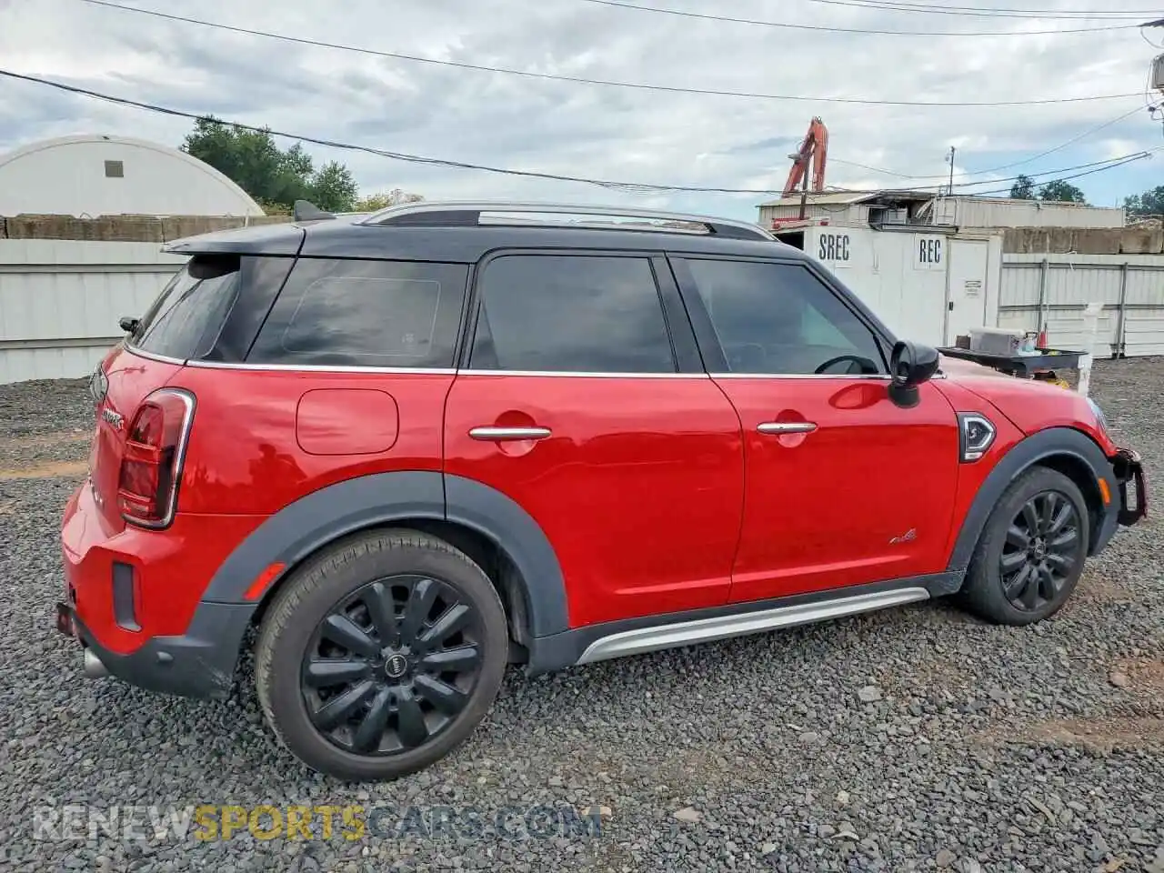 3 Photograph of a damaged car WMZ83BR08N3P26560 MINI COOPER 2022