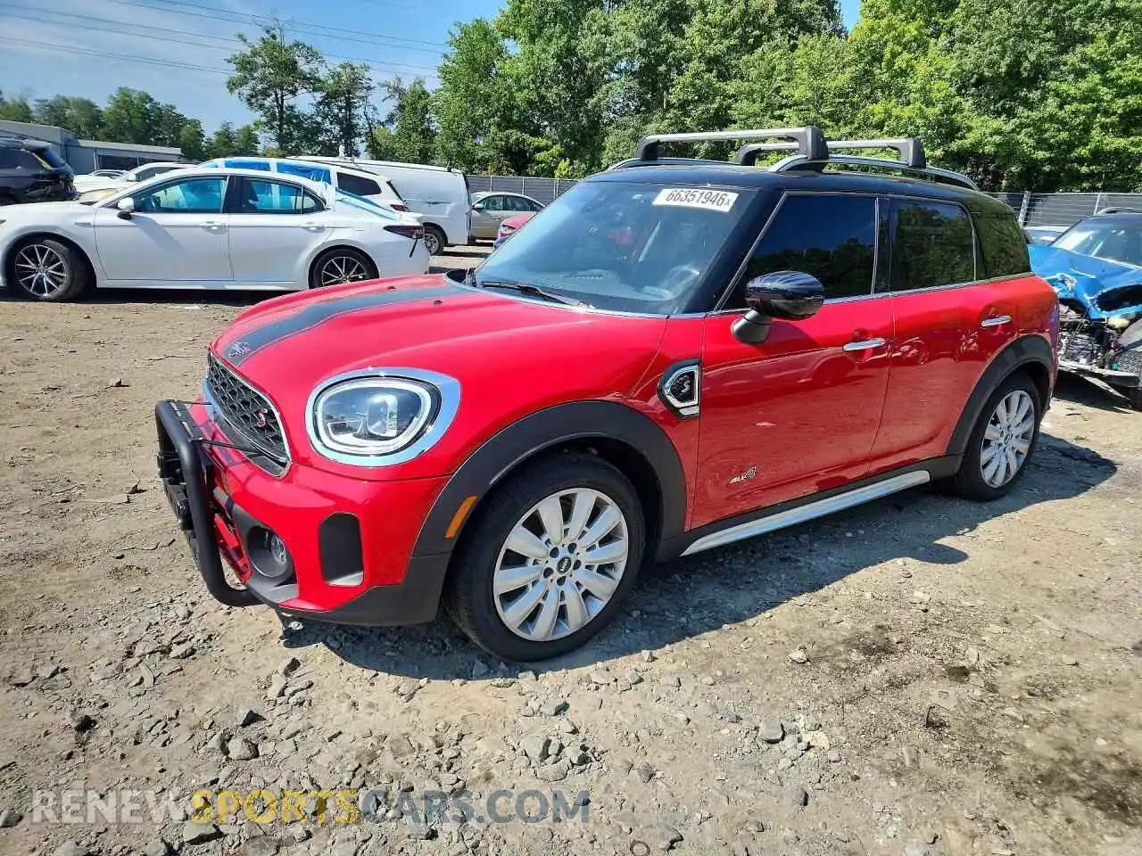 1 Photograph of a damaged car WMZ83BR0XN3P08545 MINI COOPER 2022
