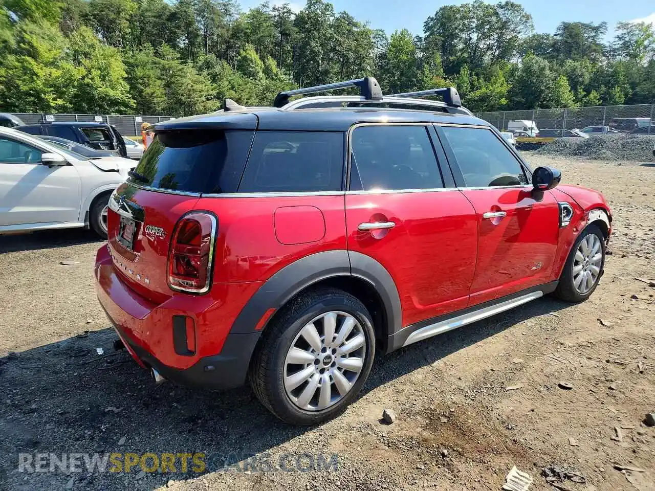 3 Photograph of a damaged car WMZ83BR0XN3P08545 MINI COOPER 2022
