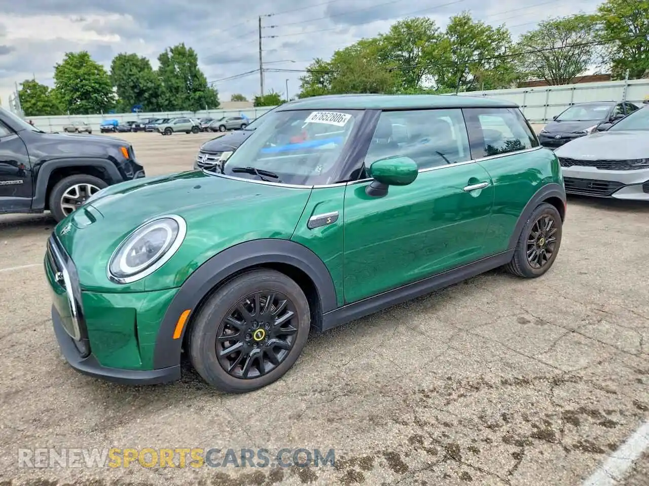 1 Photograph of a damaged car WMW13DJ01P2S74482 MINI COOPER 2023