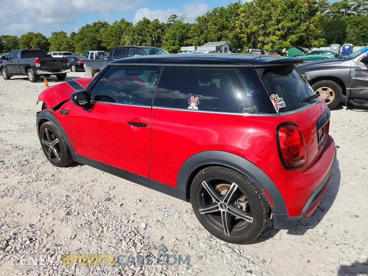 2 Photograph of a damaged car WMW53DH00P2T38244 MINI COOPER 2023