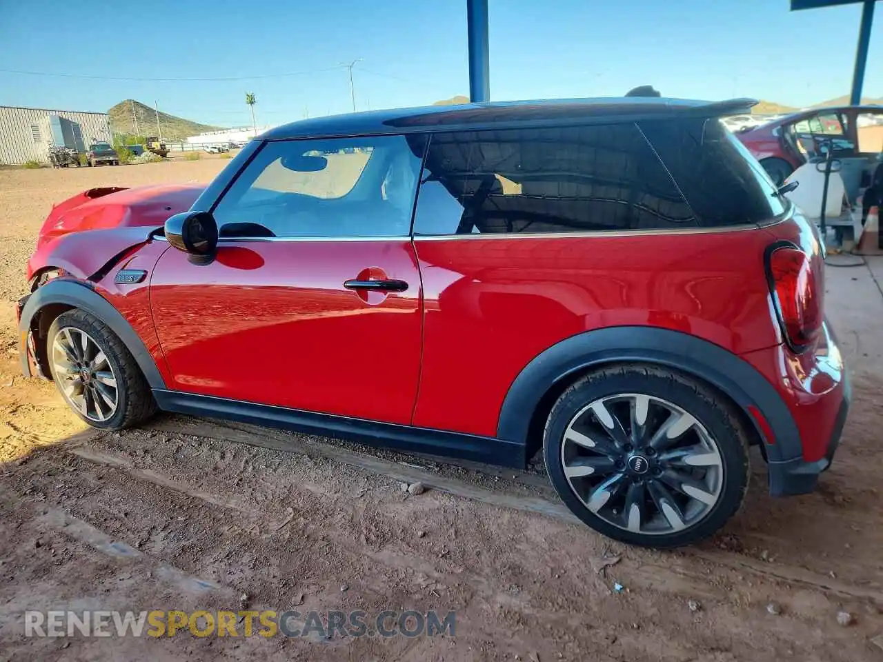 2 Photograph of a damaged car WMW53DH07P2T23465 MINI COOPER 2023