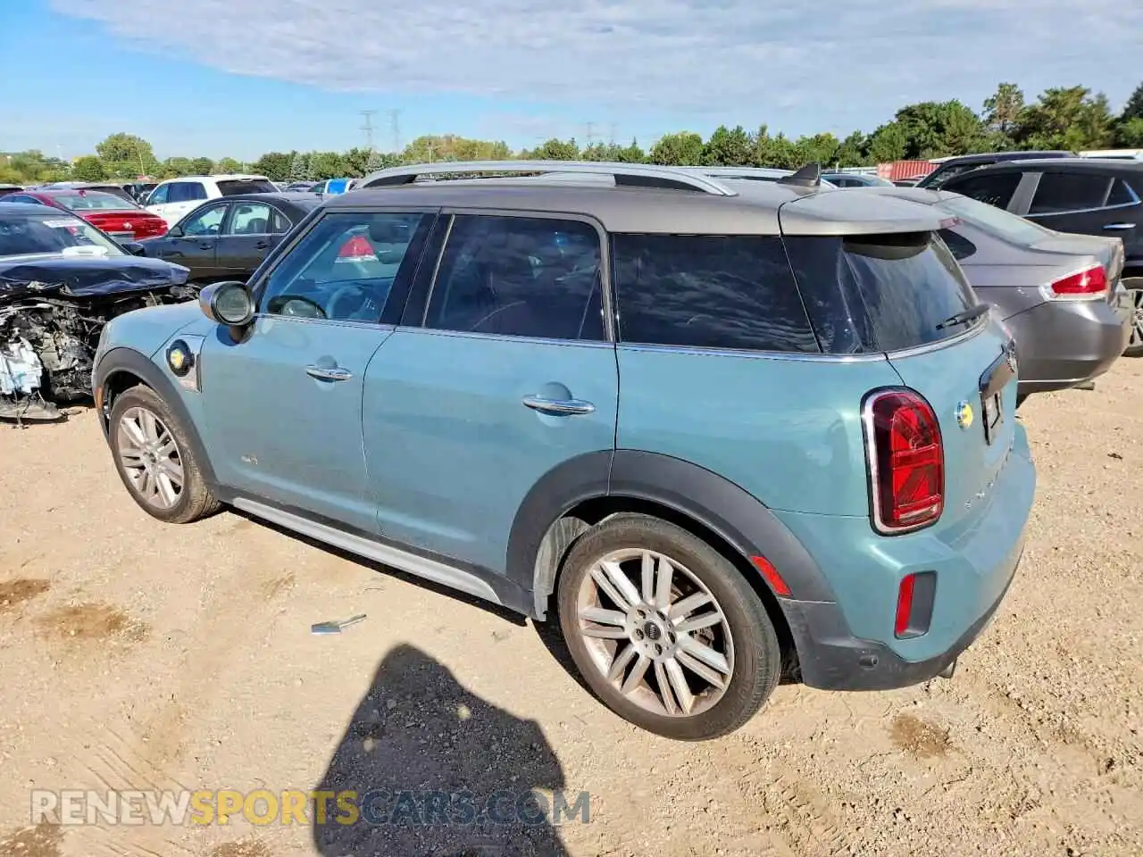 2 fotografías del automóvil dañado WMZ23BS08P3P84719 MINI COOPER 2023