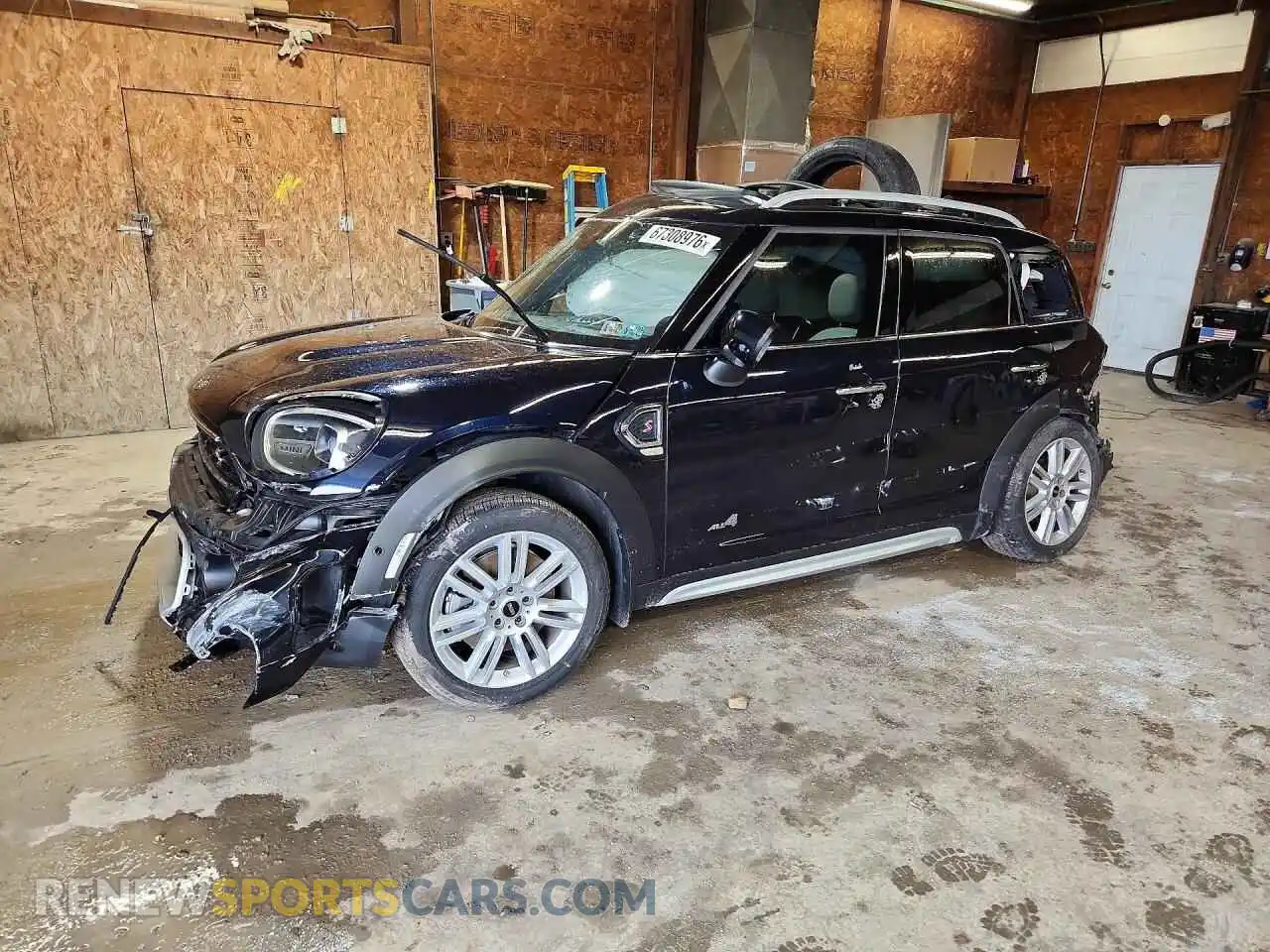 1 Photograph of a damaged car WMZ83BR05P3P71975 MINI COOPER 2023