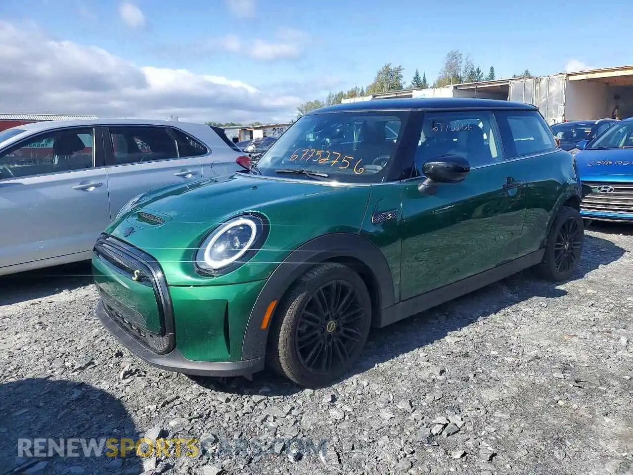 1 Photograph of a damaged car WMW13DJ00R2V35989 MINI COOPER 2024