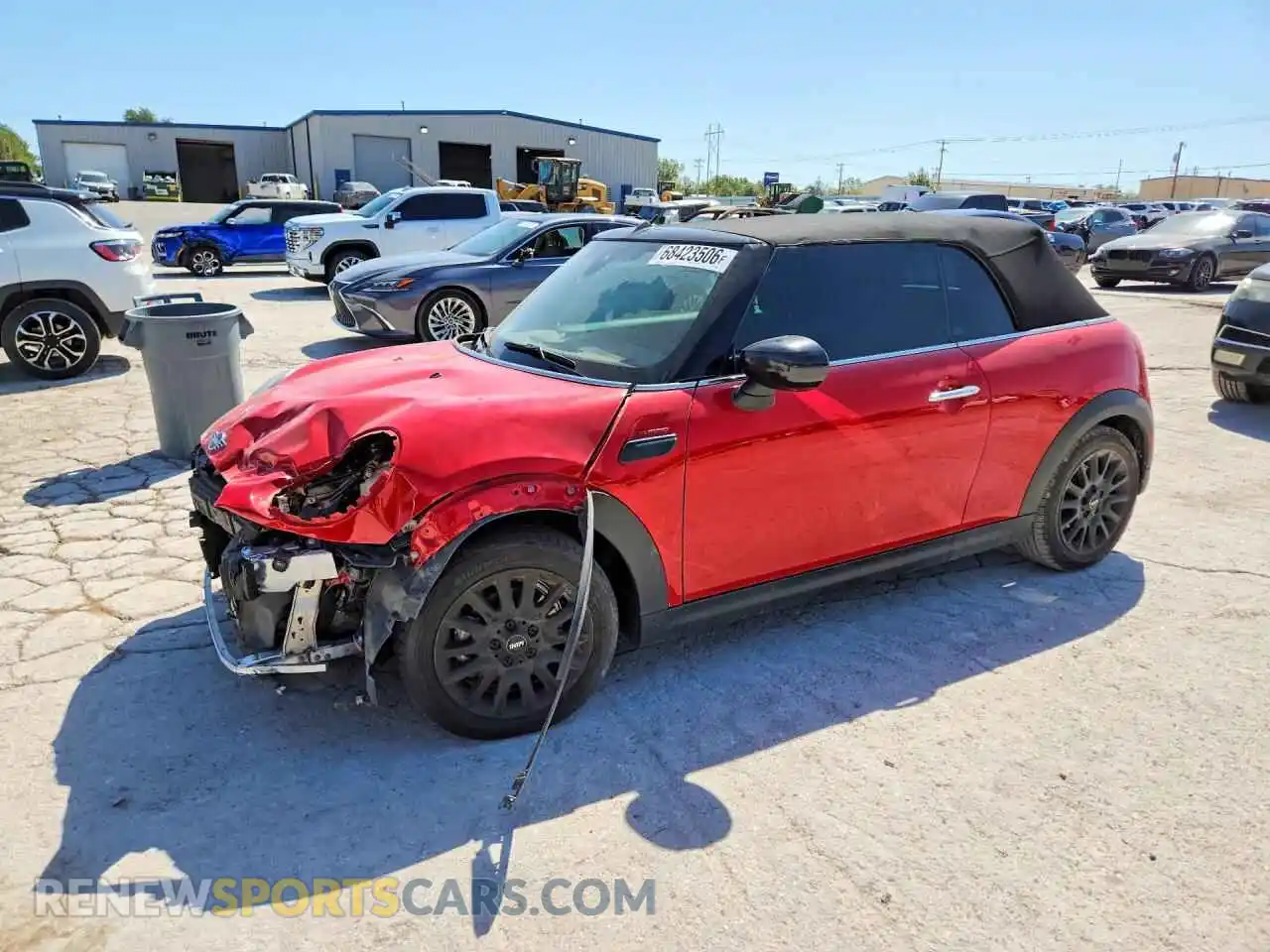 1 Photograph of a damaged car WMW23DL00R3S21965 MINI COOPER 2024