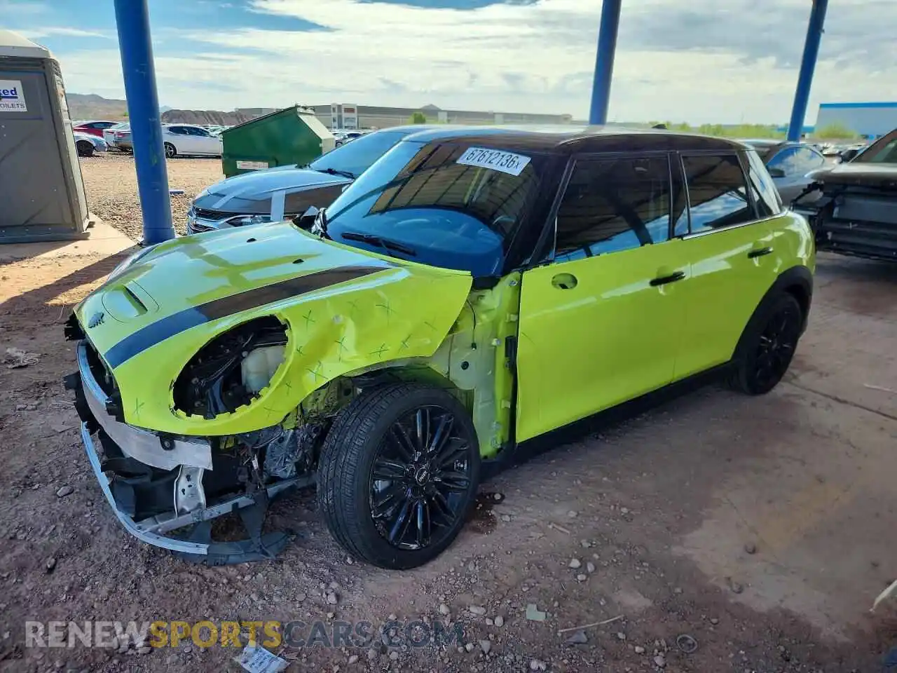 1 Photograph of a damaged car WMW53DK03R2V55850 MINI COOPER 2024