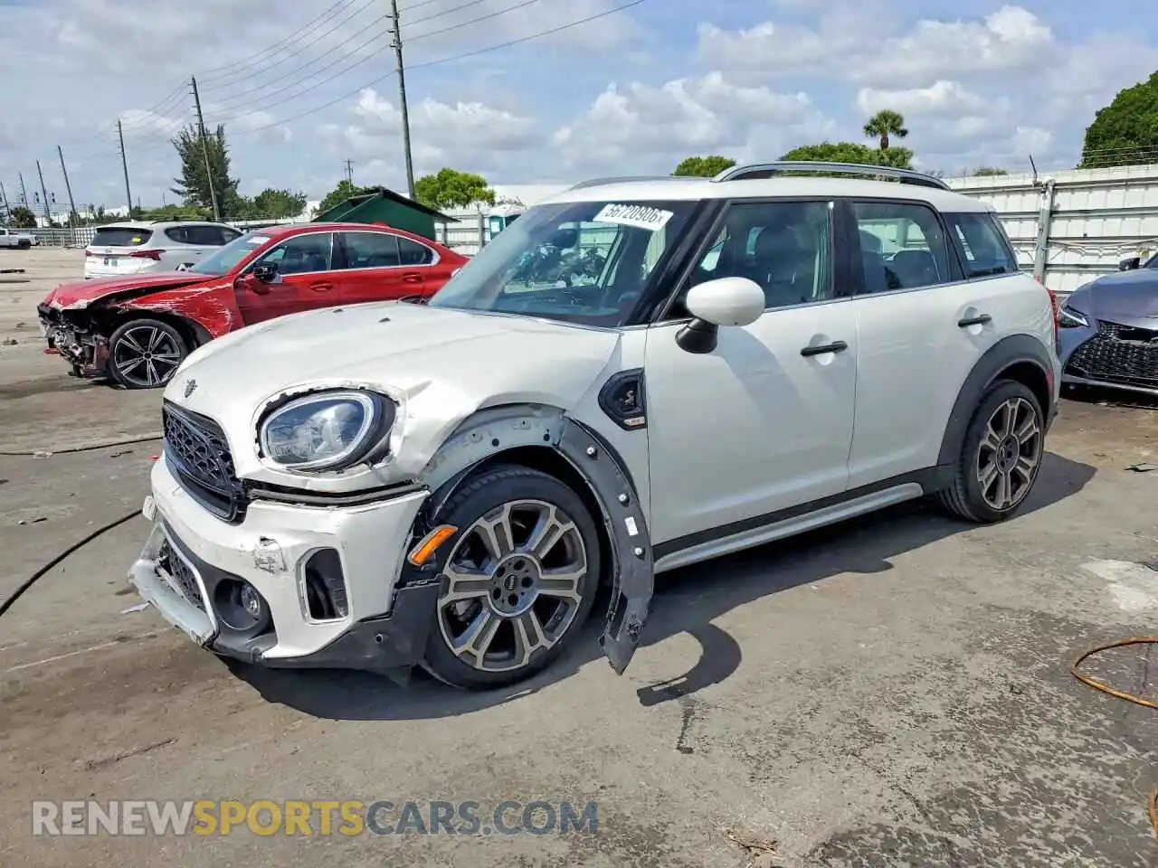 1 Photograph of a damaged car WMZ53BR0XR3R53614 MINI COOPER 2024