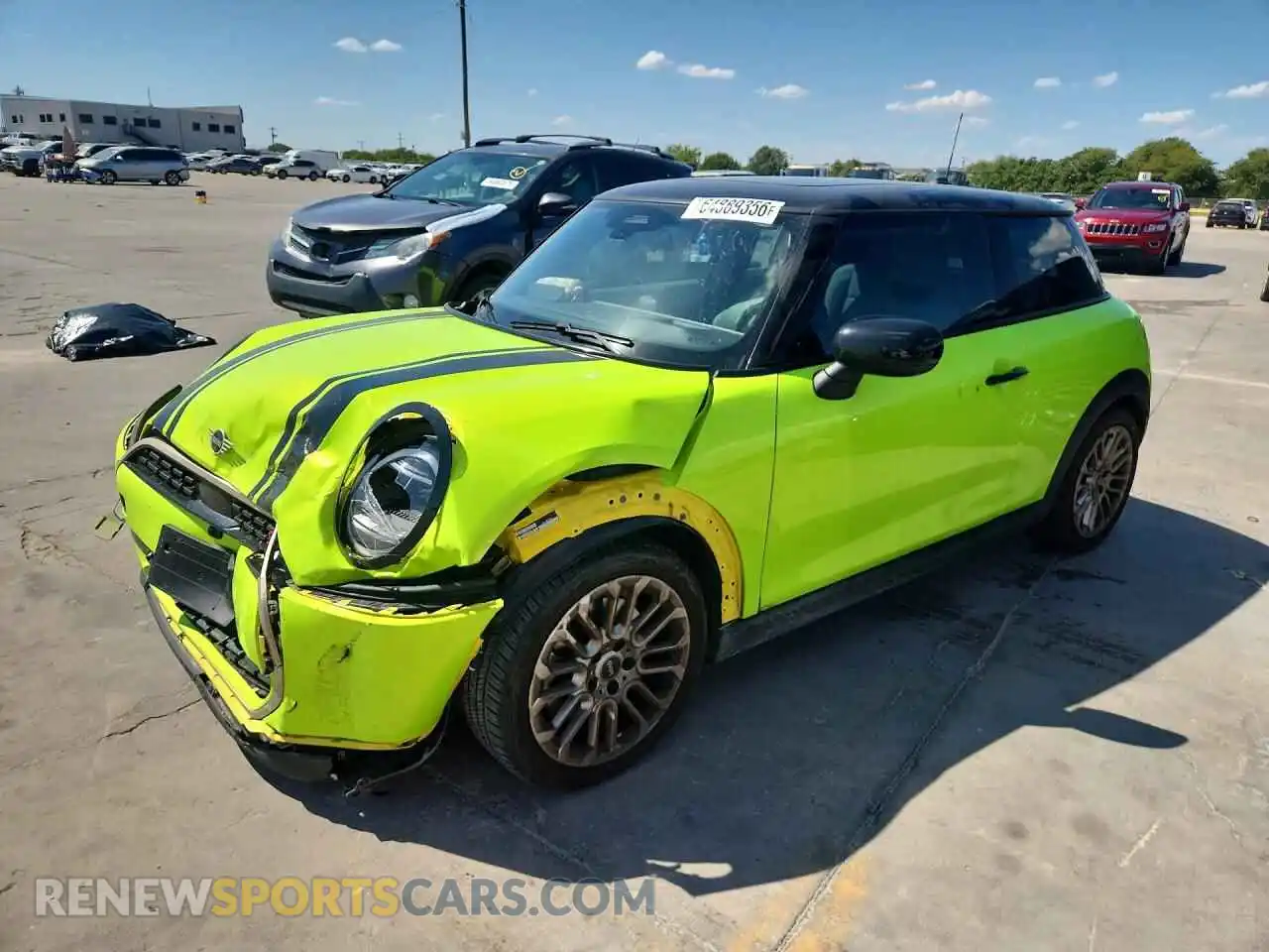 1 Photograph of a damaged car WMW23GD09S2W27772 MINI COOPER 2025