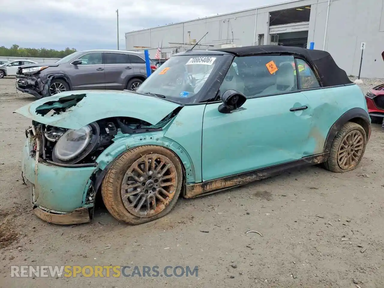 1 Photograph of a damaged car WMW23GX03S2X58143 MINI COOPER 2025