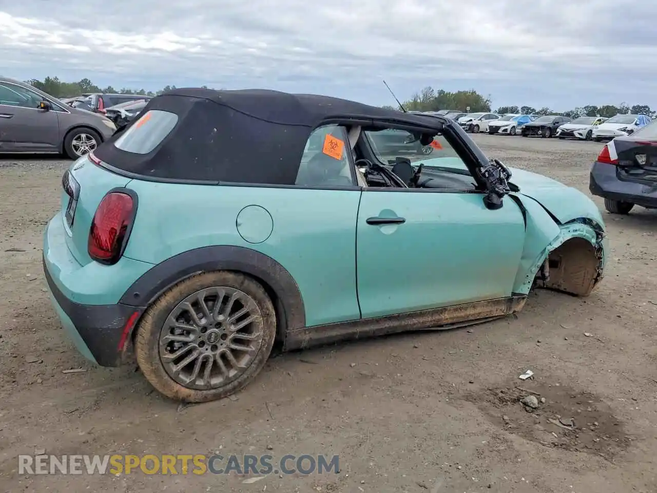 3 Photograph of a damaged car WMW23GX03S2X58143 MINI COOPER 2025