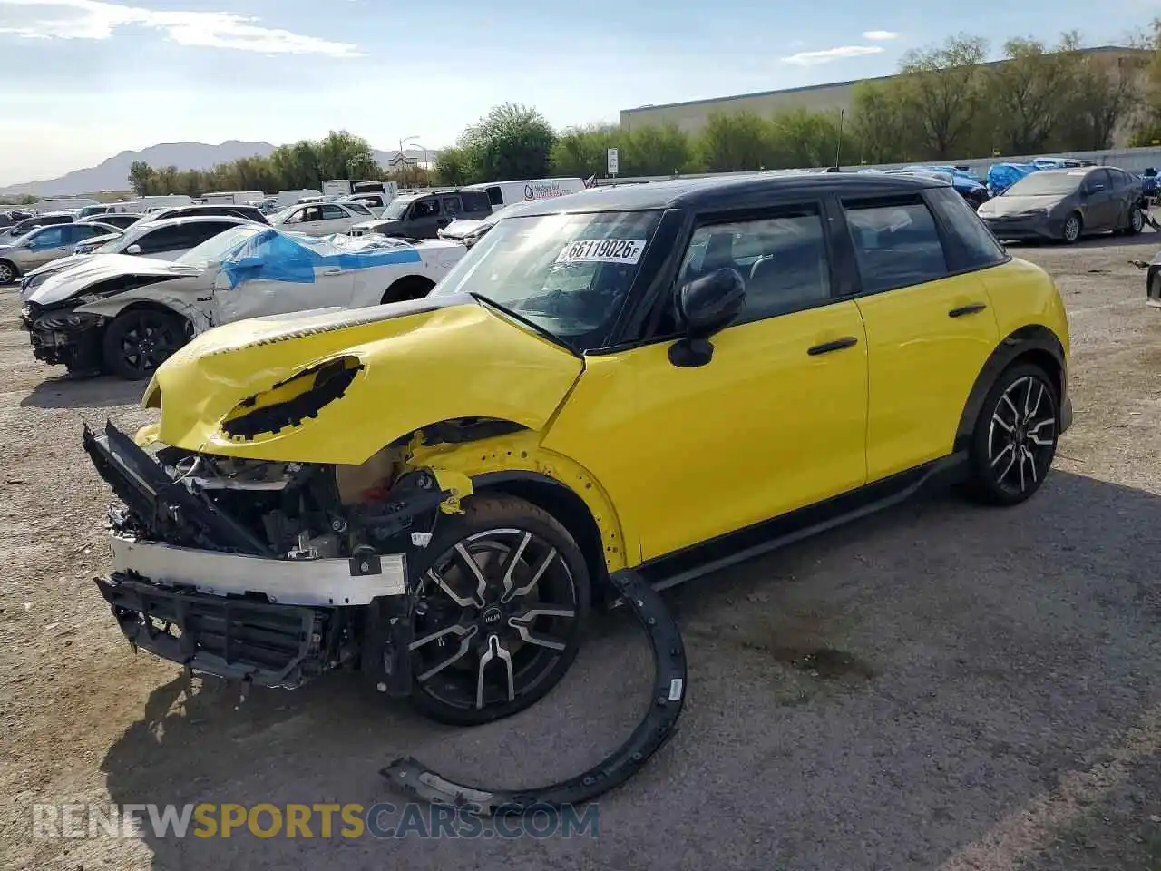 1 fotografías del automóvil dañado WMW53GD01S2X00520 MINI COOPER 2025