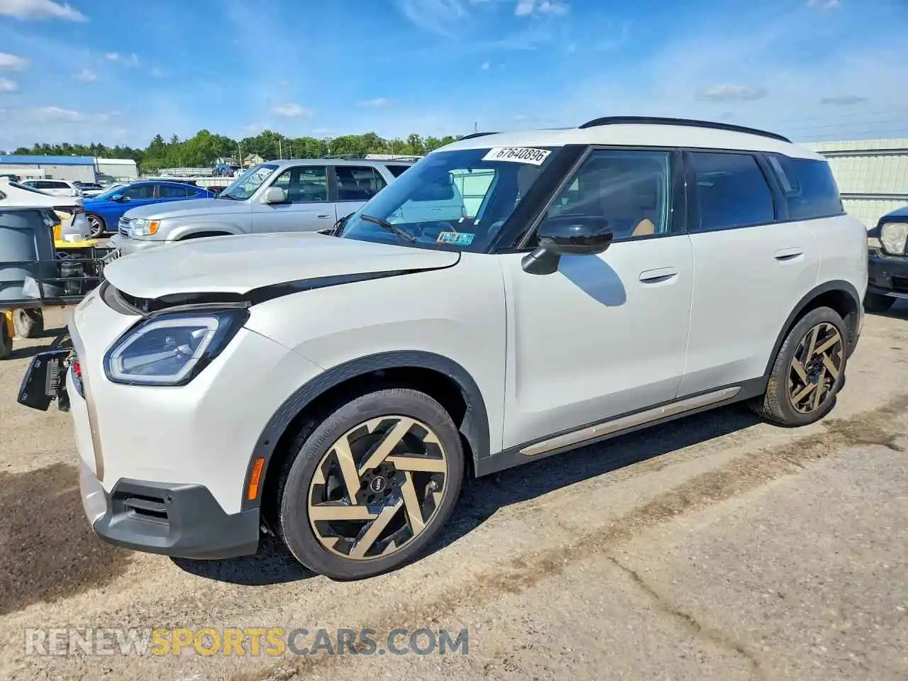 1 Photograph of a damaged car WMZ23GA02S7R28068 MINI COOPER 2025