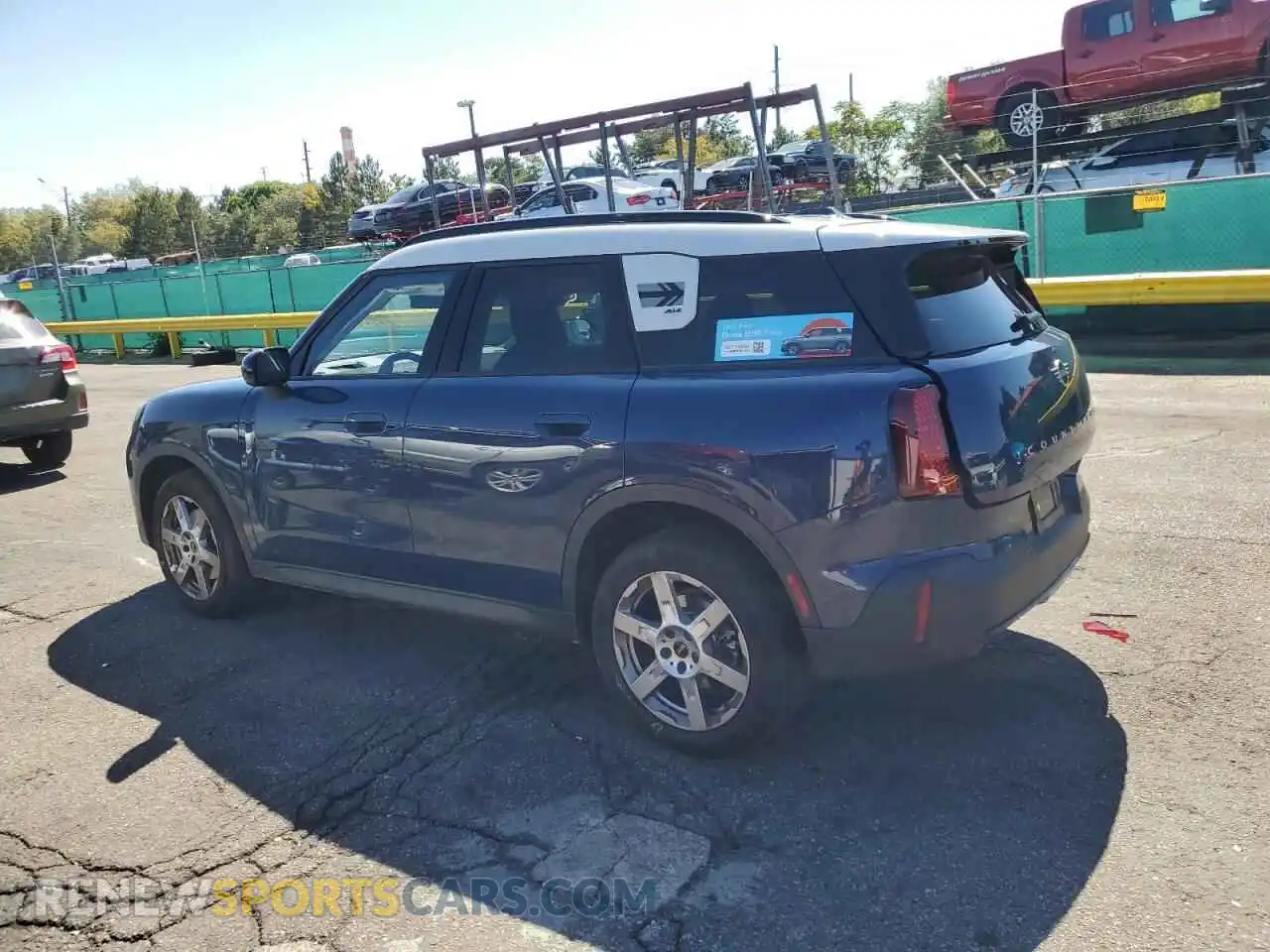 2 Photograph of a damaged car WMZ23GA06S7R60036 MINI COOPER 2025