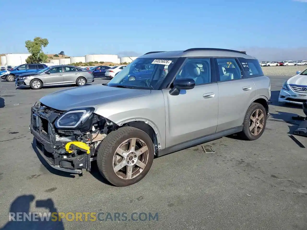 1 Photograph of a damaged car WMZ23GA09S7T59283 MINI COOPER 2025