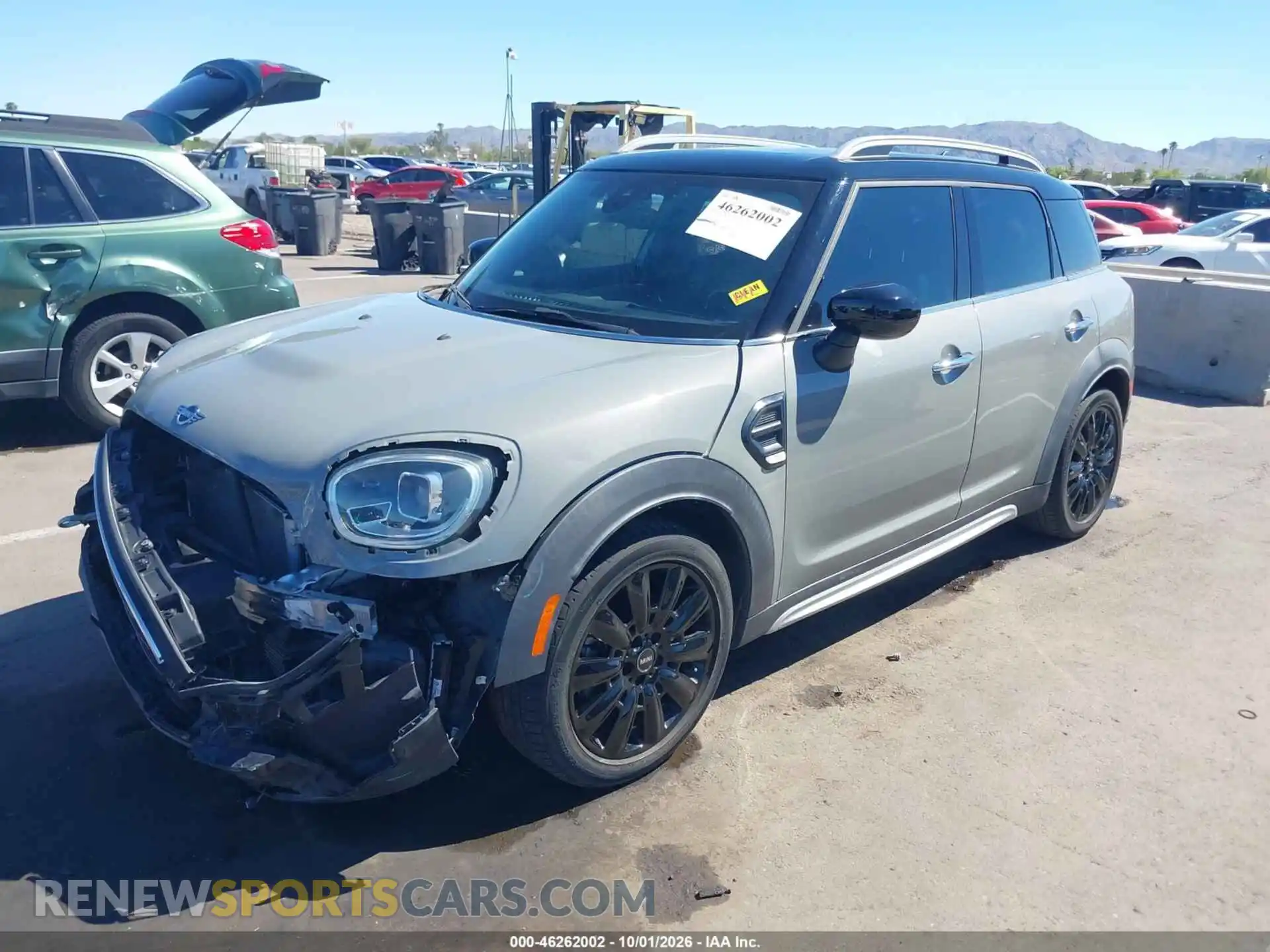 2 Photograph of a damaged car WMZ23BR09M3M78212 MINI COUNTRYMAN 2021