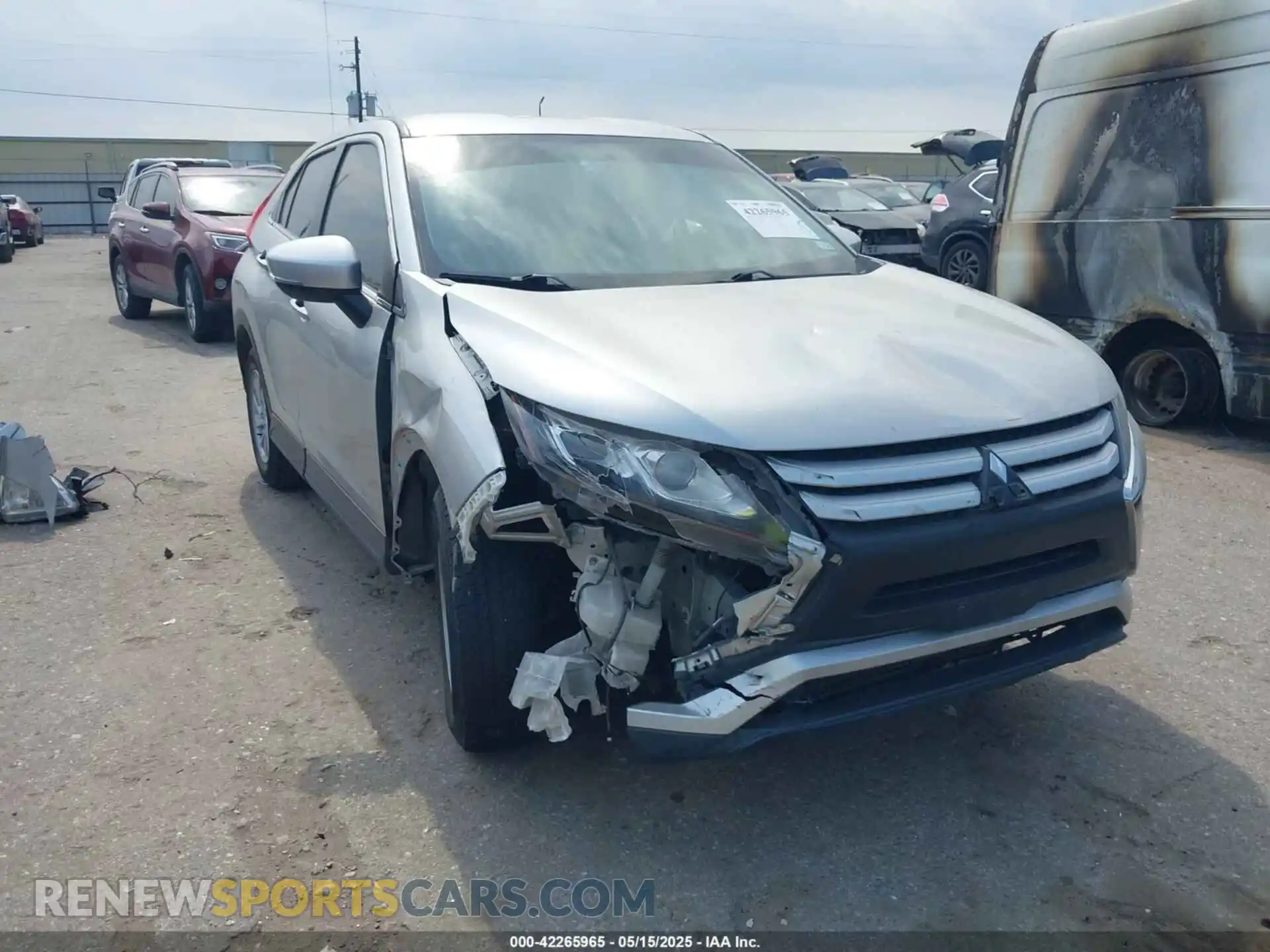 1 Photograph of a damaged car JA4AS3AA1KZ024551 MITSUBISHI ECLIPSE CROSS 2019