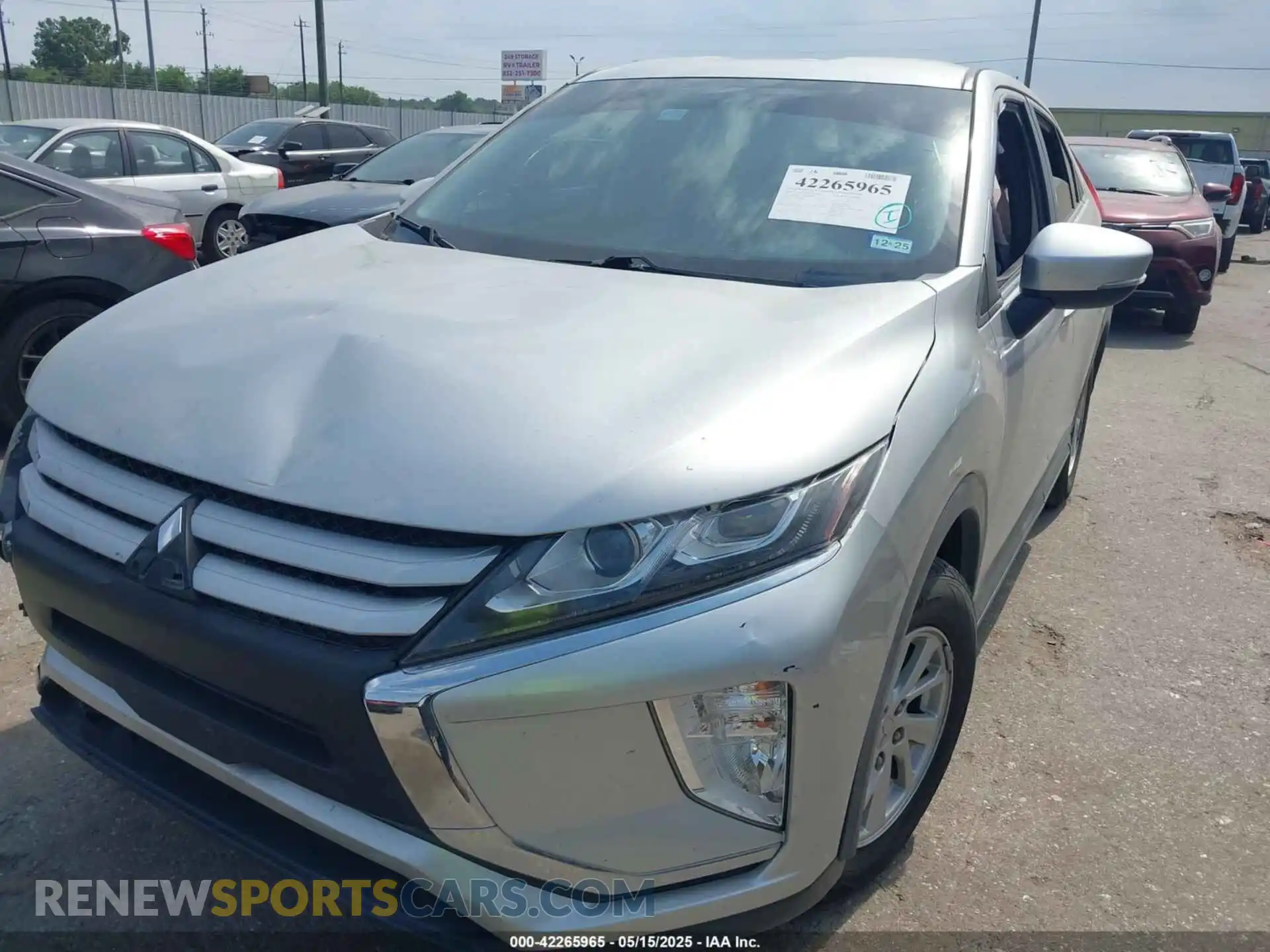 2 Photograph of a damaged car JA4AS3AA1KZ024551 MITSUBISHI ECLIPSE CROSS 2019