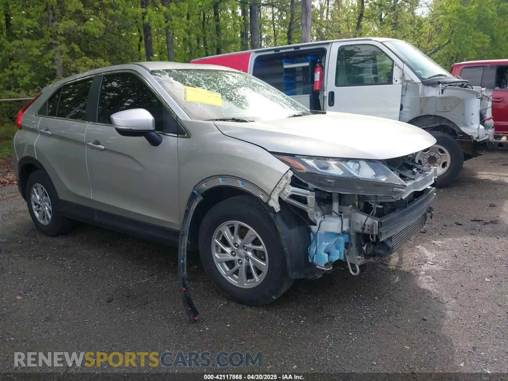 1 Photograph of a damaged car JA4AS3AAXKZ049738 MITSUBISHI ECLIPSE CROSS 2019