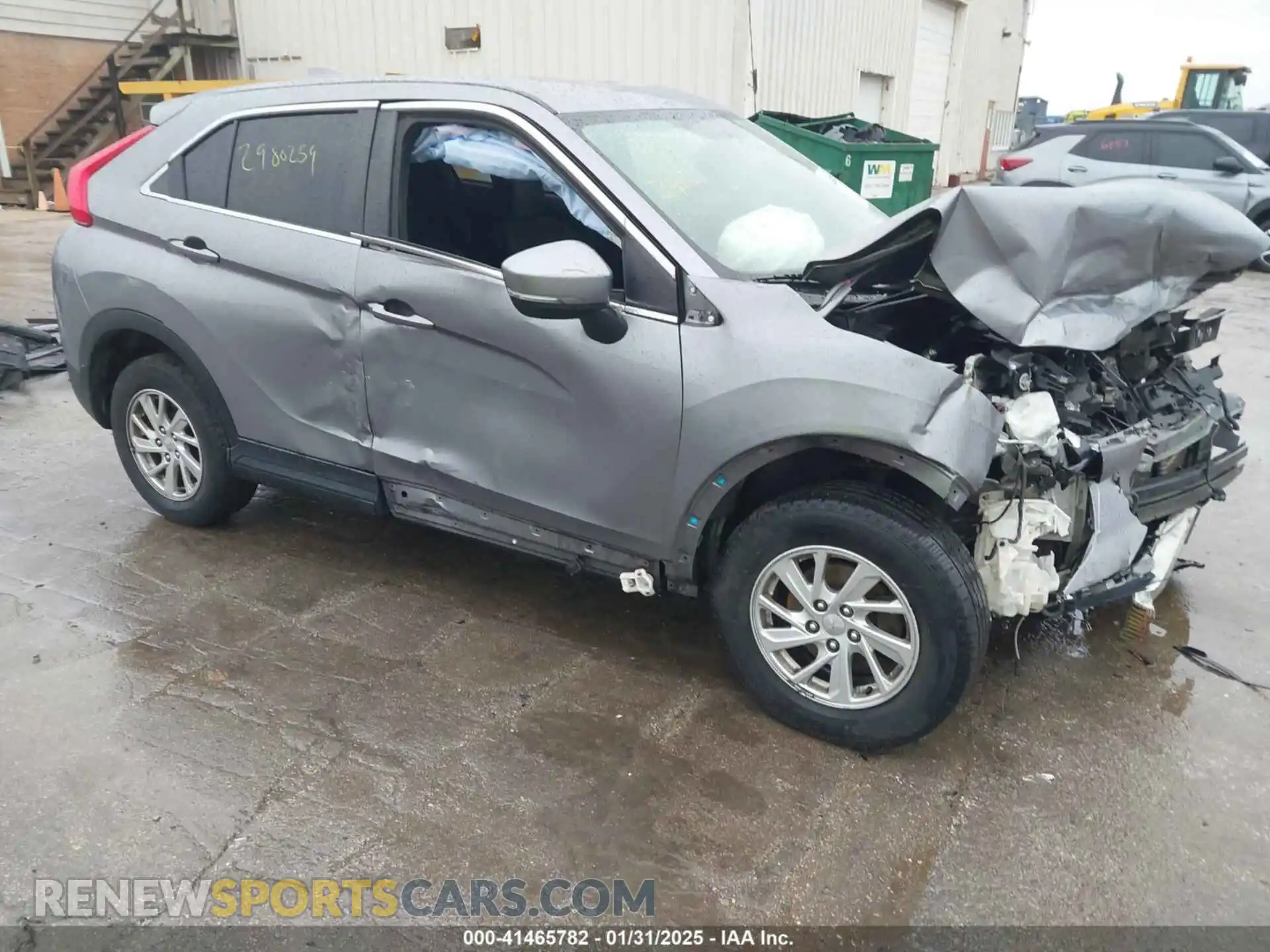 1 Photograph of a damaged car JA4AT3AA5KZ034013 MITSUBISHI ECLIPSE CROSS 2019