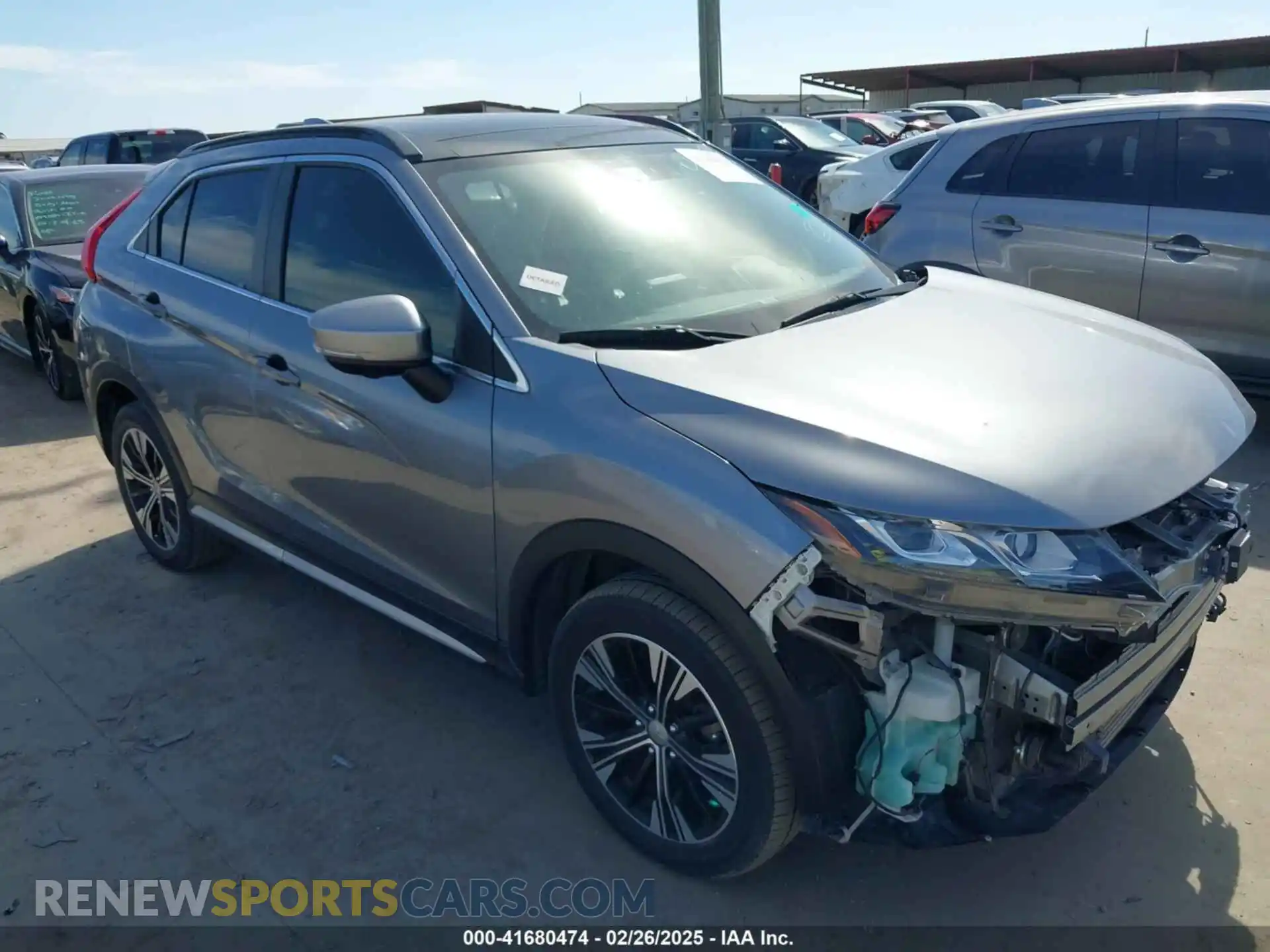 1 Photograph of a damaged car JA4AT5AA0KZ052429 MITSUBISHI ECLIPSE CROSS 2019