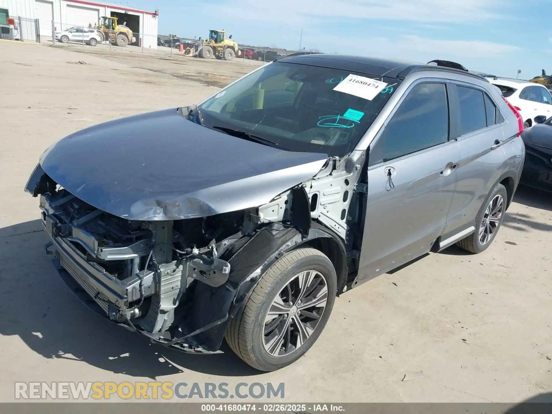 2 Photograph of a damaged car JA4AT5AA0KZ052429 MITSUBISHI ECLIPSE CROSS 2019