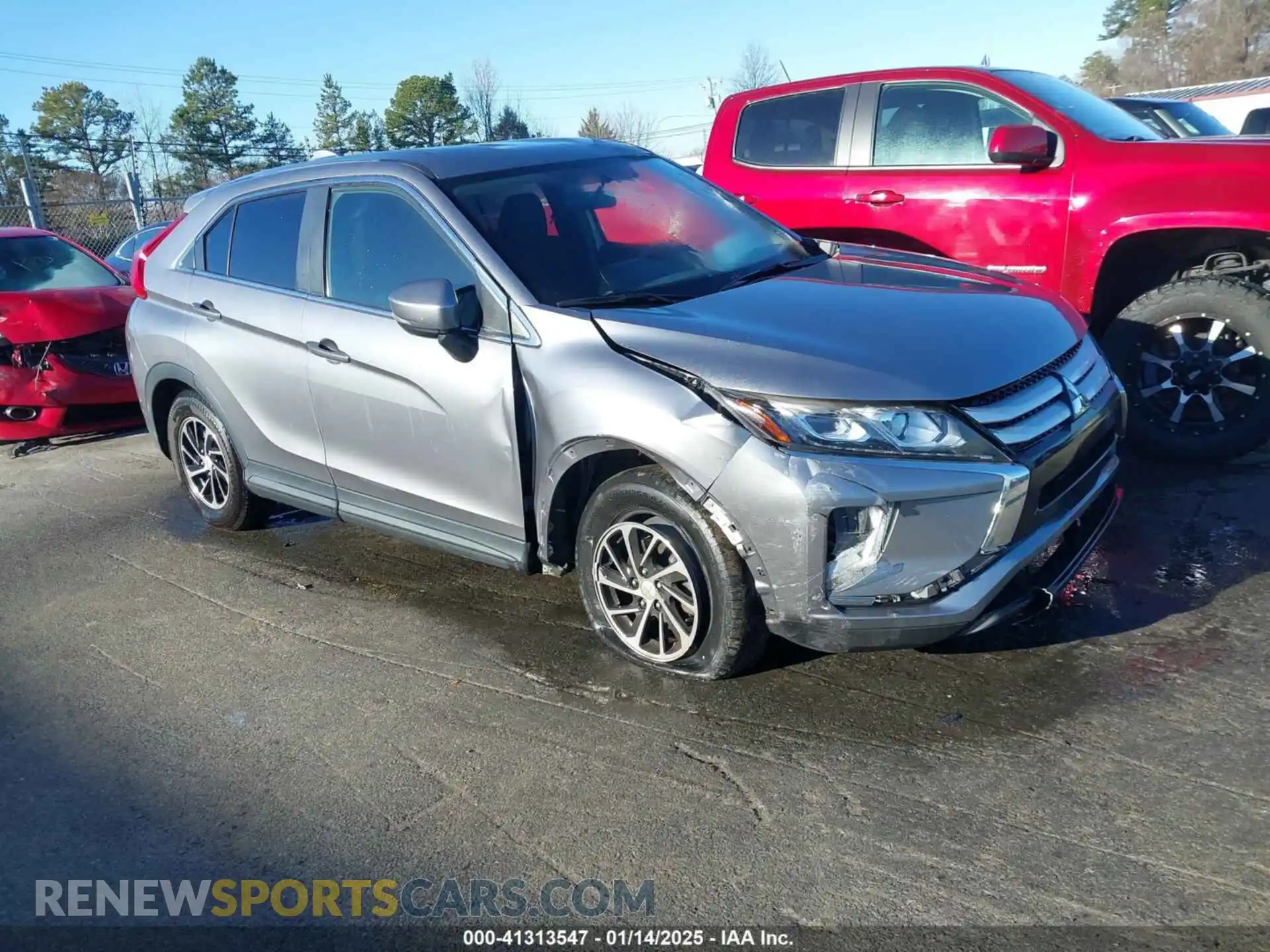 1 Photograph of a damaged car JA4AS3AA2LZ037293 MITSUBISHI ECLIPSE CROSS 2020