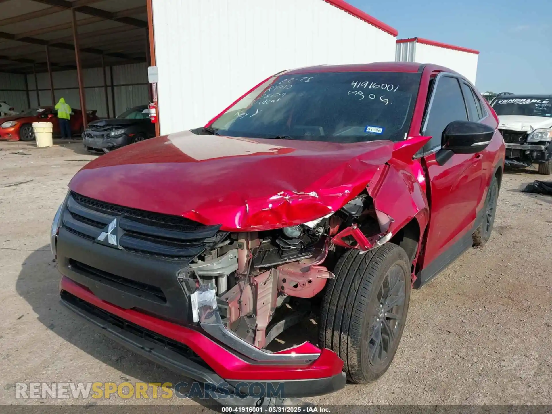 2 Photograph of a damaged car JA4AT4AA5LZ001536 MITSUBISHI ECLIPSE CROSS 2020