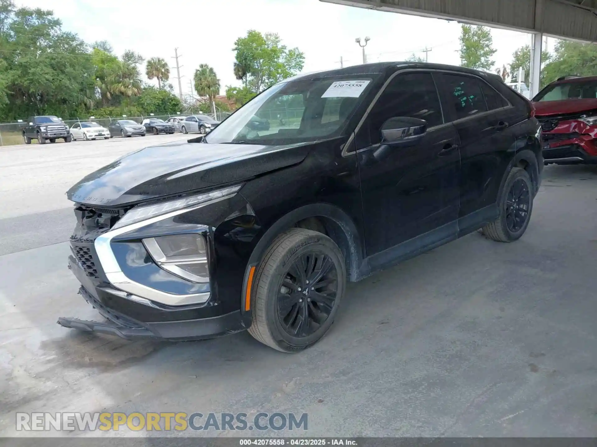 2 fotografías del automóvil dañado JA4ASVAA4NZ060962 MITSUBISHI ECLIPSE CROSS 2022