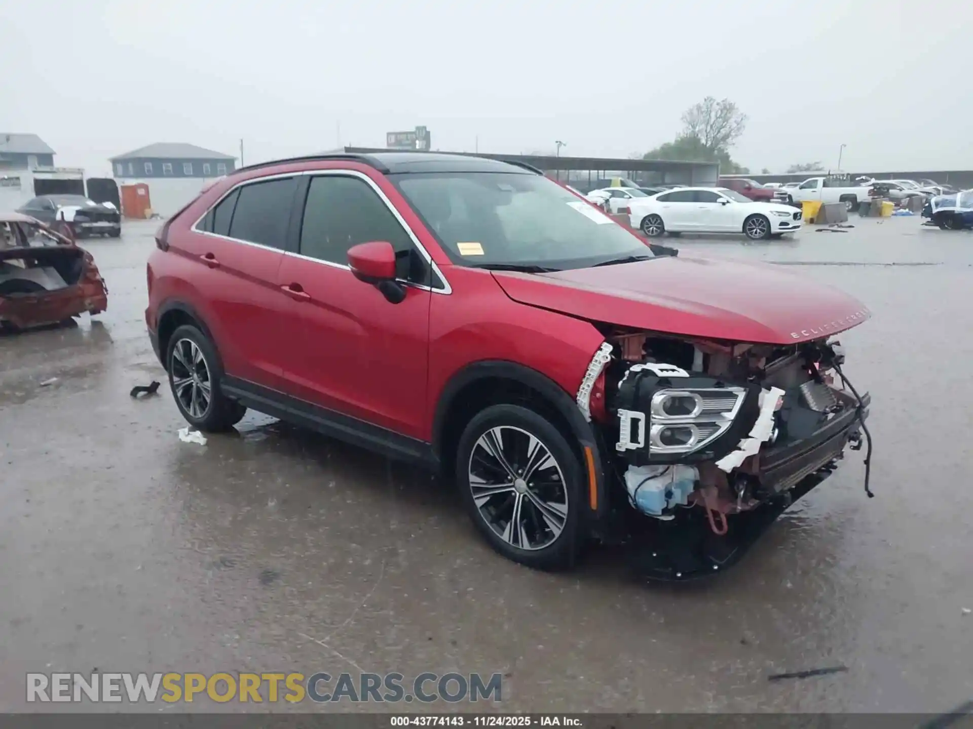 1 Photograph of a damaged car JA4ASWAA4NZ057193 MITSUBISHI ECLIPSE CROSS 2022