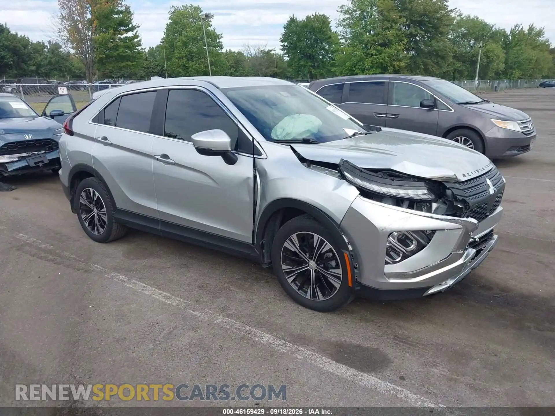 1 Photograph of a damaged car JA4ASWAA6NZ056921 MITSUBISHI ECLIPSE CROSS 2022