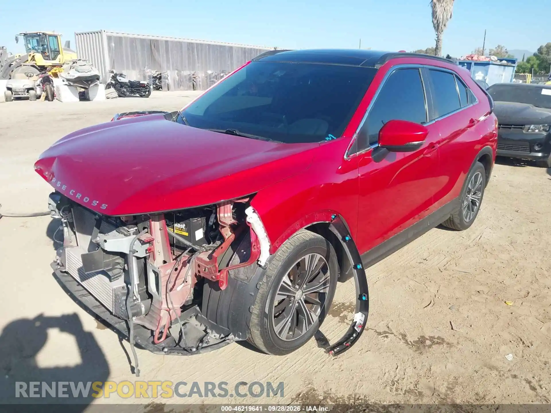 2 Photograph of a damaged car JA4ASWAAXNZ057439 MITSUBISHI ECLIPSE CROSS 2022