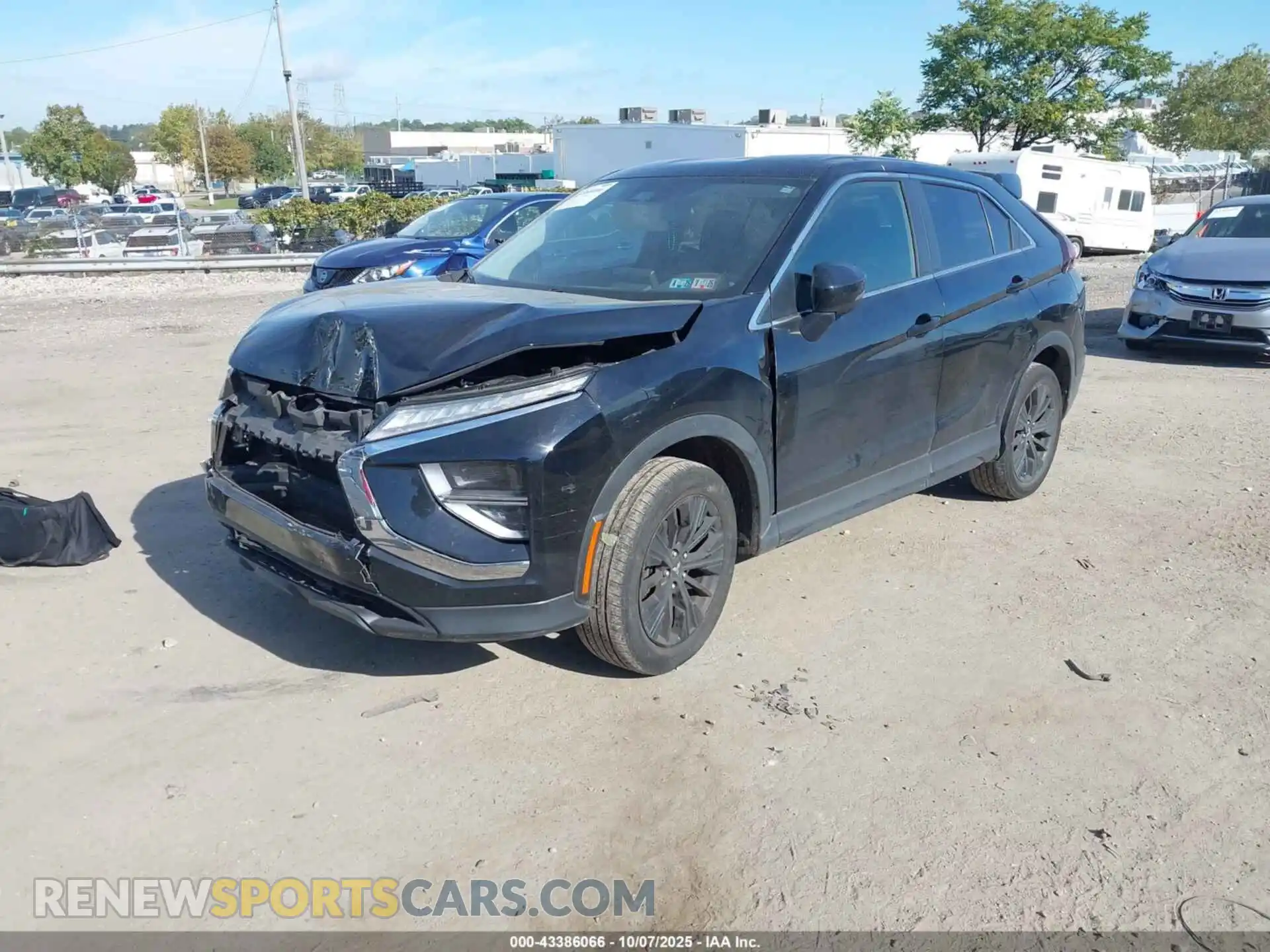 2 Photograph of a damaged car JA4ATVAA5NZ055363 MITSUBISHI ECLIPSE CROSS 2022