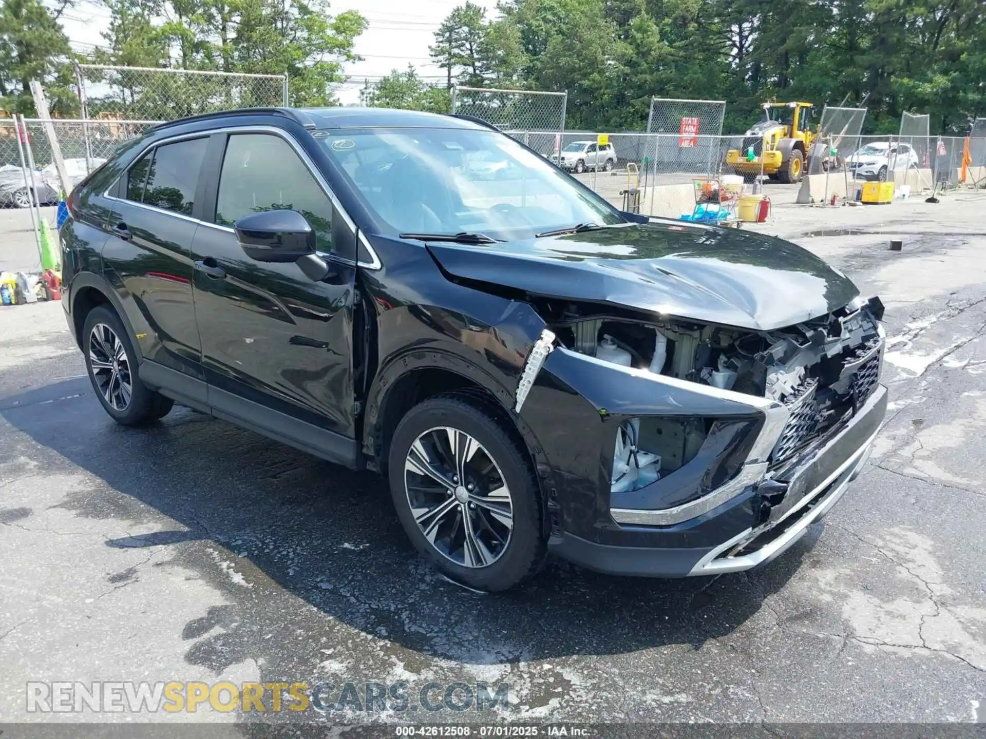 1 Photograph of a damaged car JA4ATWAA0NZ003015 MITSUBISHI ECLIPSE CROSS 2022
