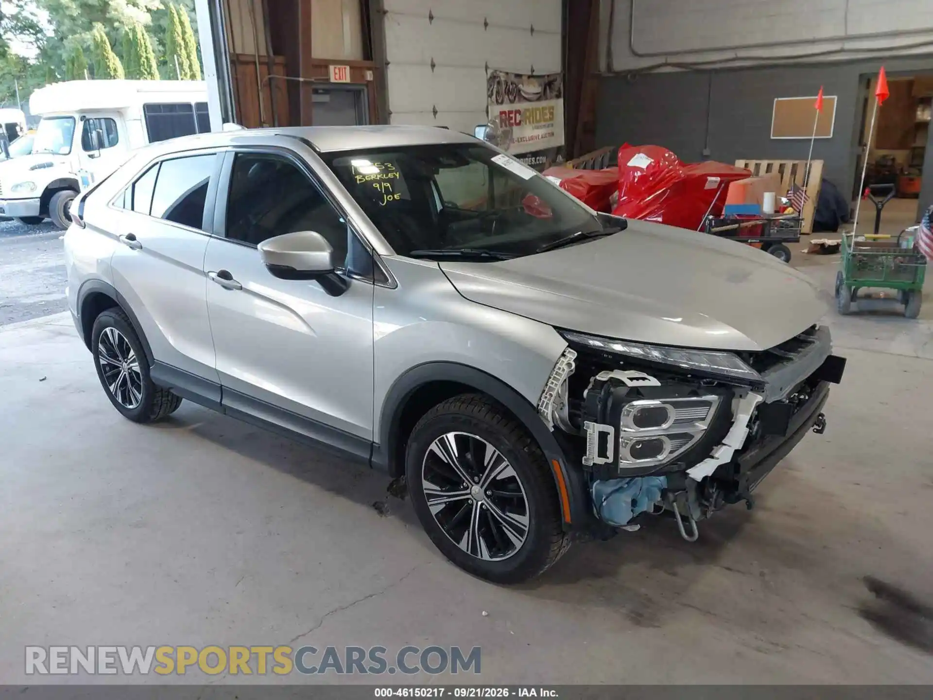 1 Photograph of a damaged car JA4ATWAA3NZ056372 MITSUBISHI ECLIPSE CROSS 2022
